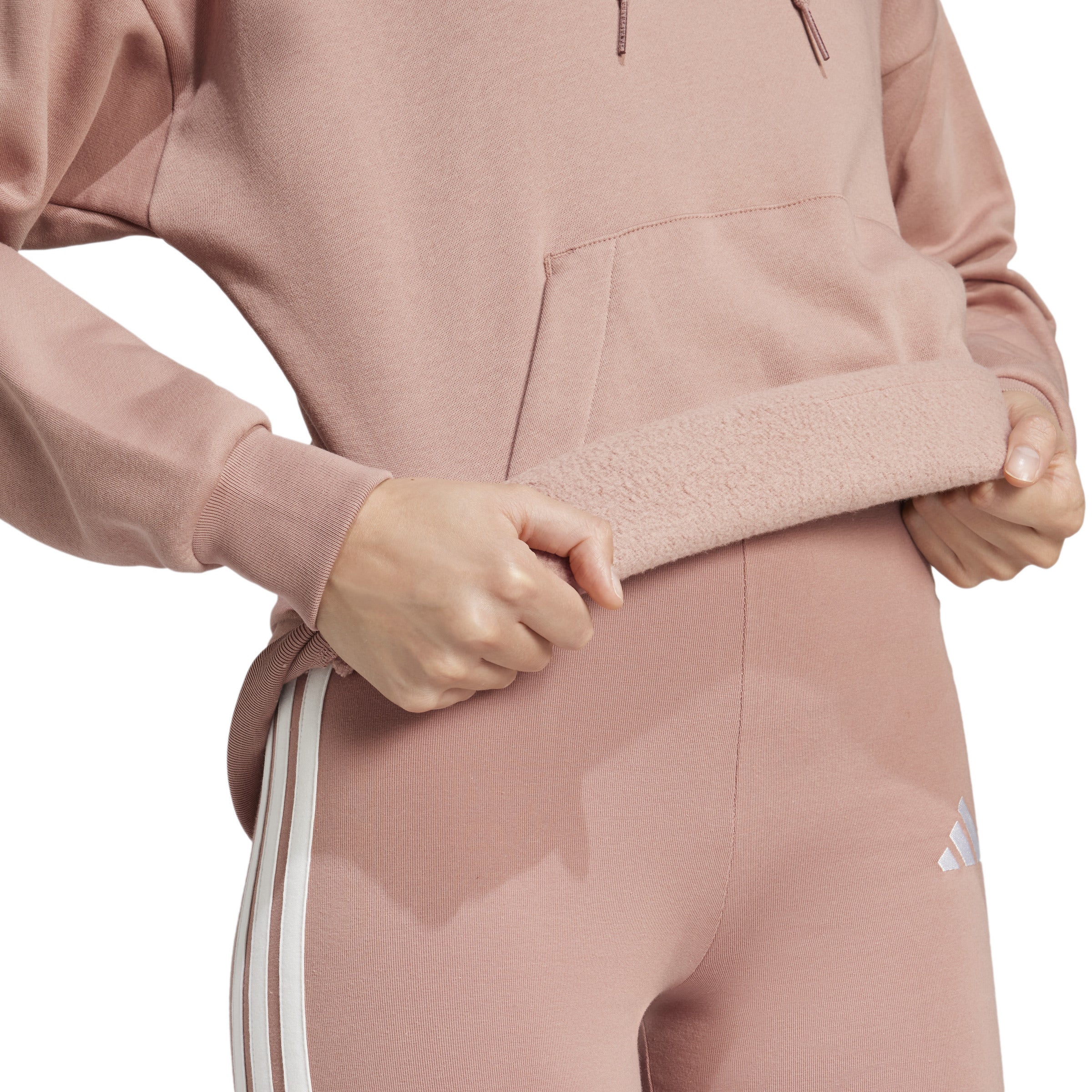 adidas Essentials Small Logo Feel Cozy Womens Hoodie