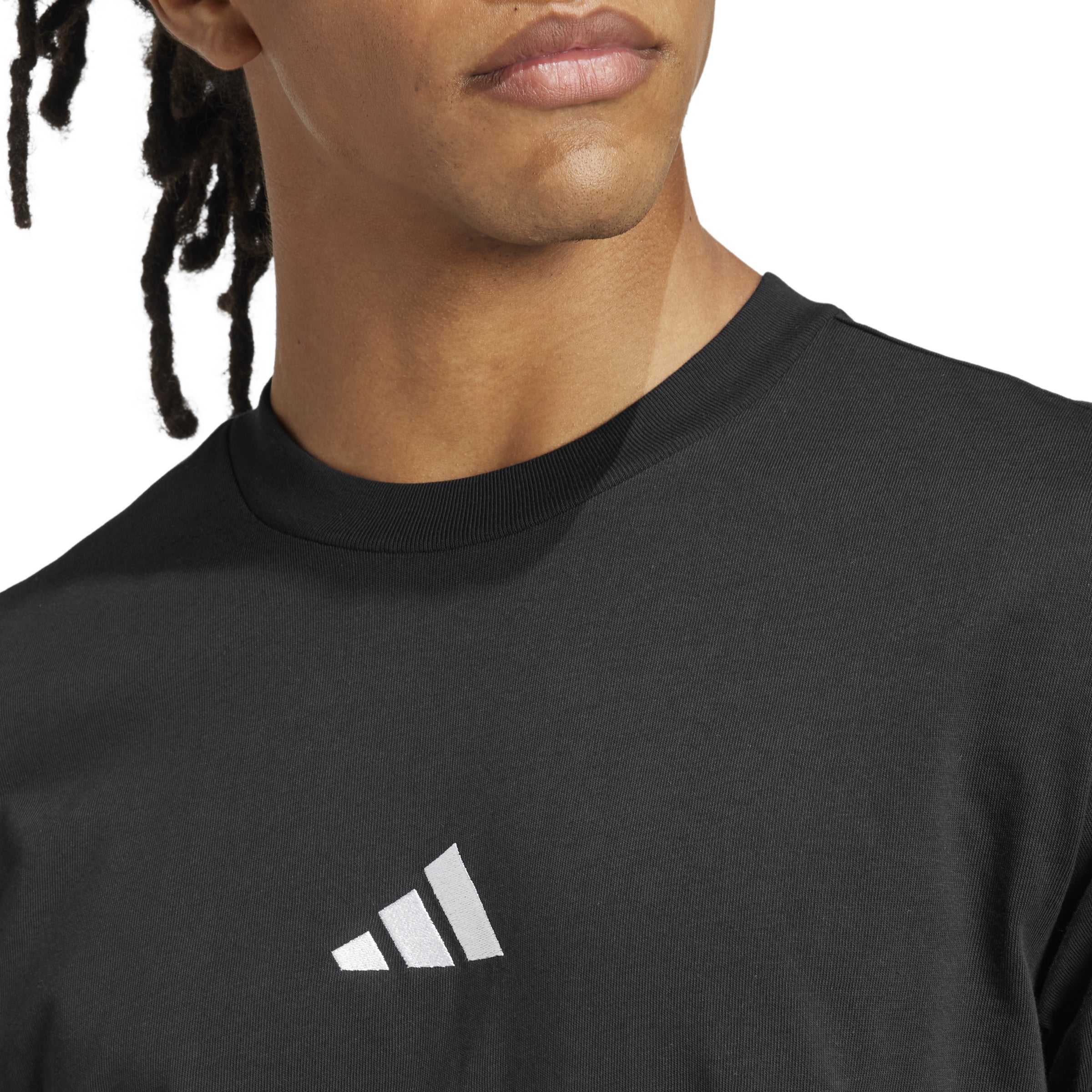 adidas Essentials Small Logo Single Jersey Mens Tee