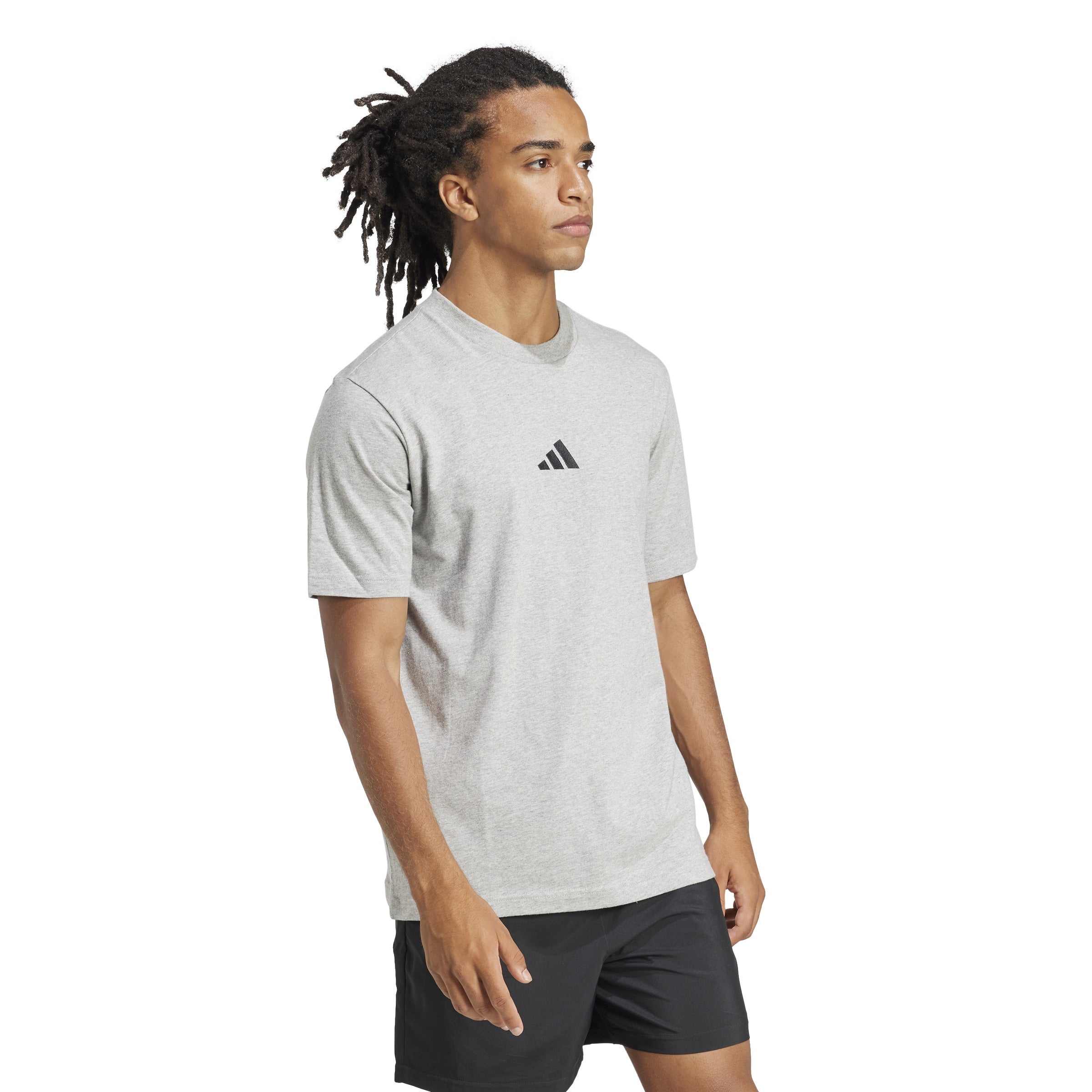 adidas Essentials Small Logo Single Jersey Mens Tee