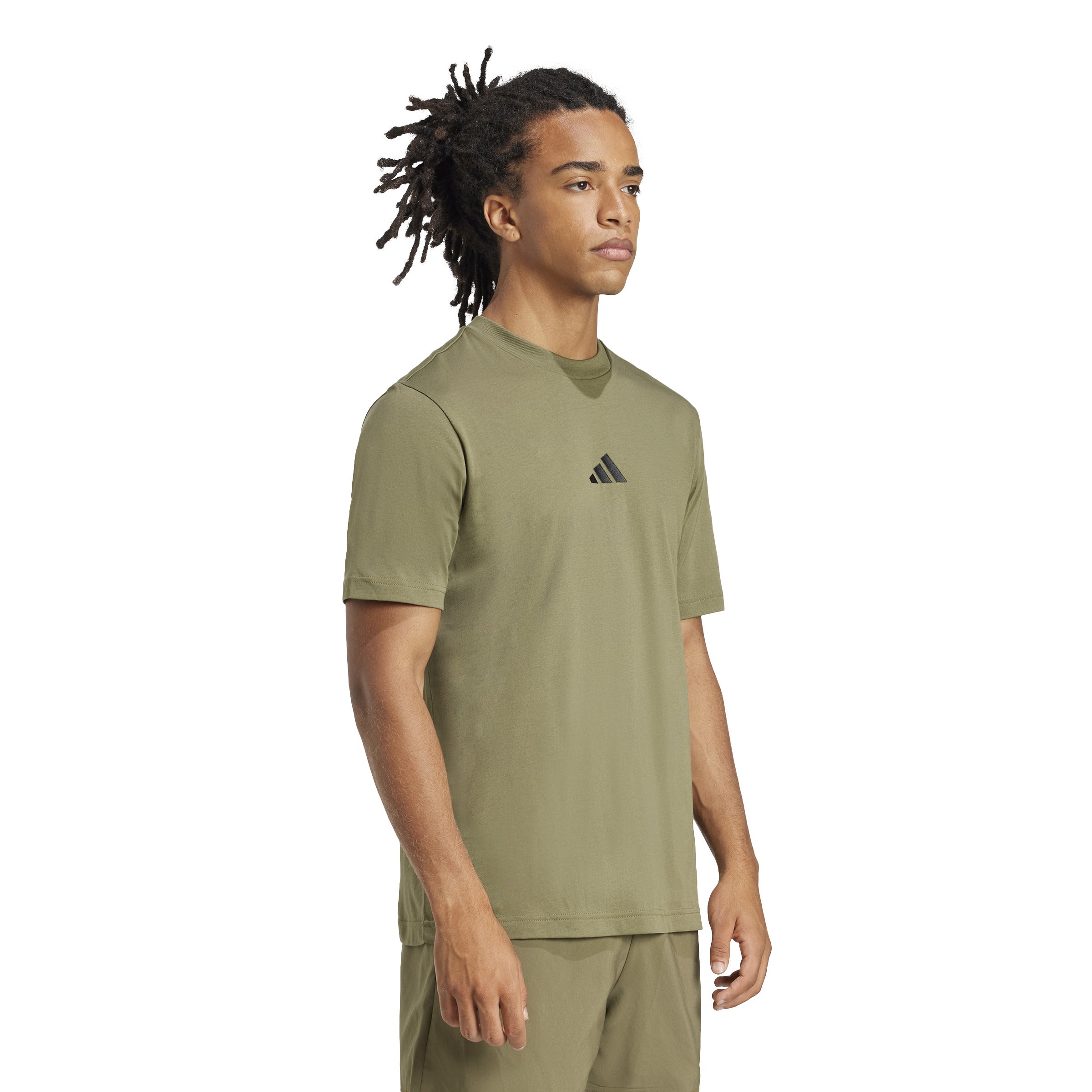 adidas Essentials Small Logo Single Jersey Mens Tee