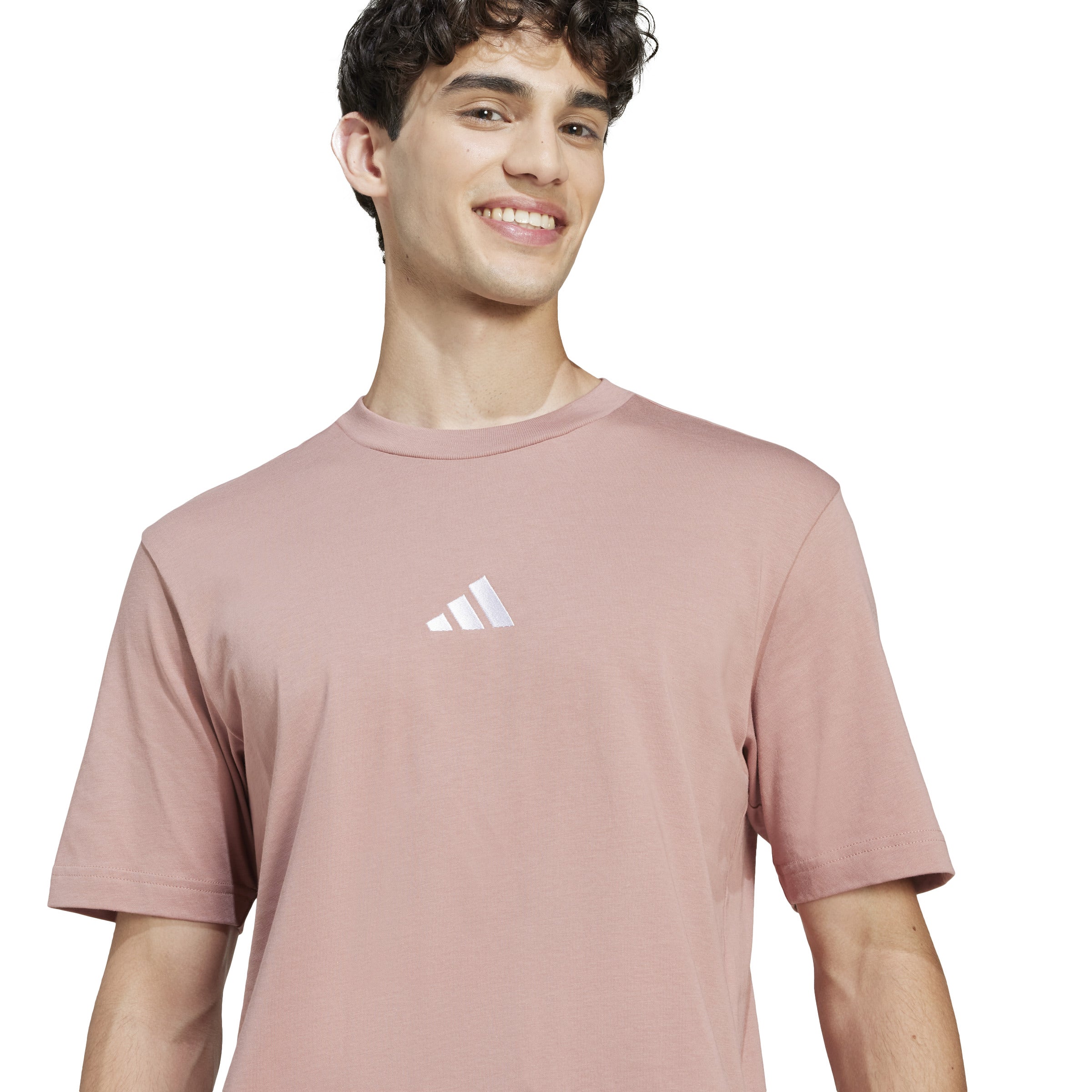 adidas Essentials Small Logo Single Jersey Mens Tee