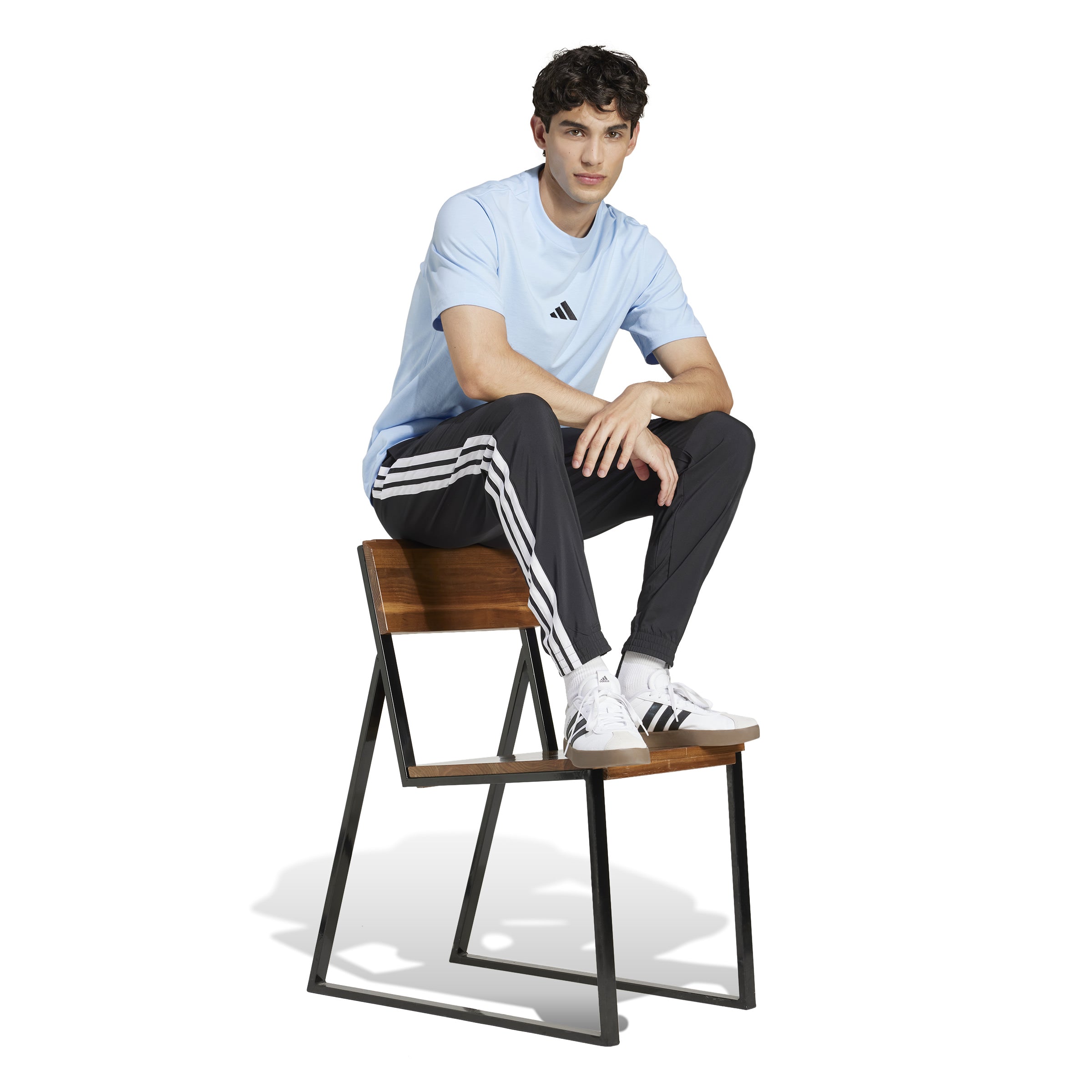 adidas Essentials Small Logo Single Jersey Mens Tee