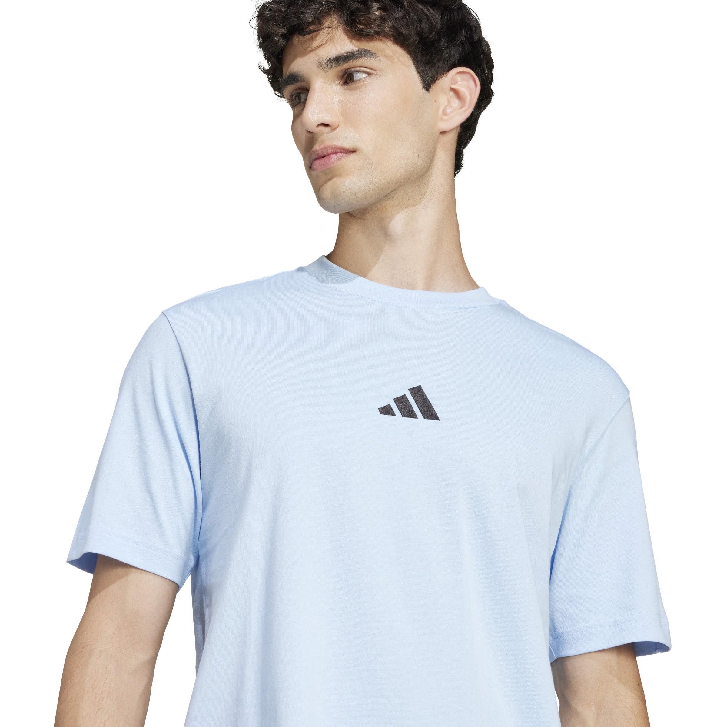 adidas Essentials Small Logo Single Jersey Mens Tee