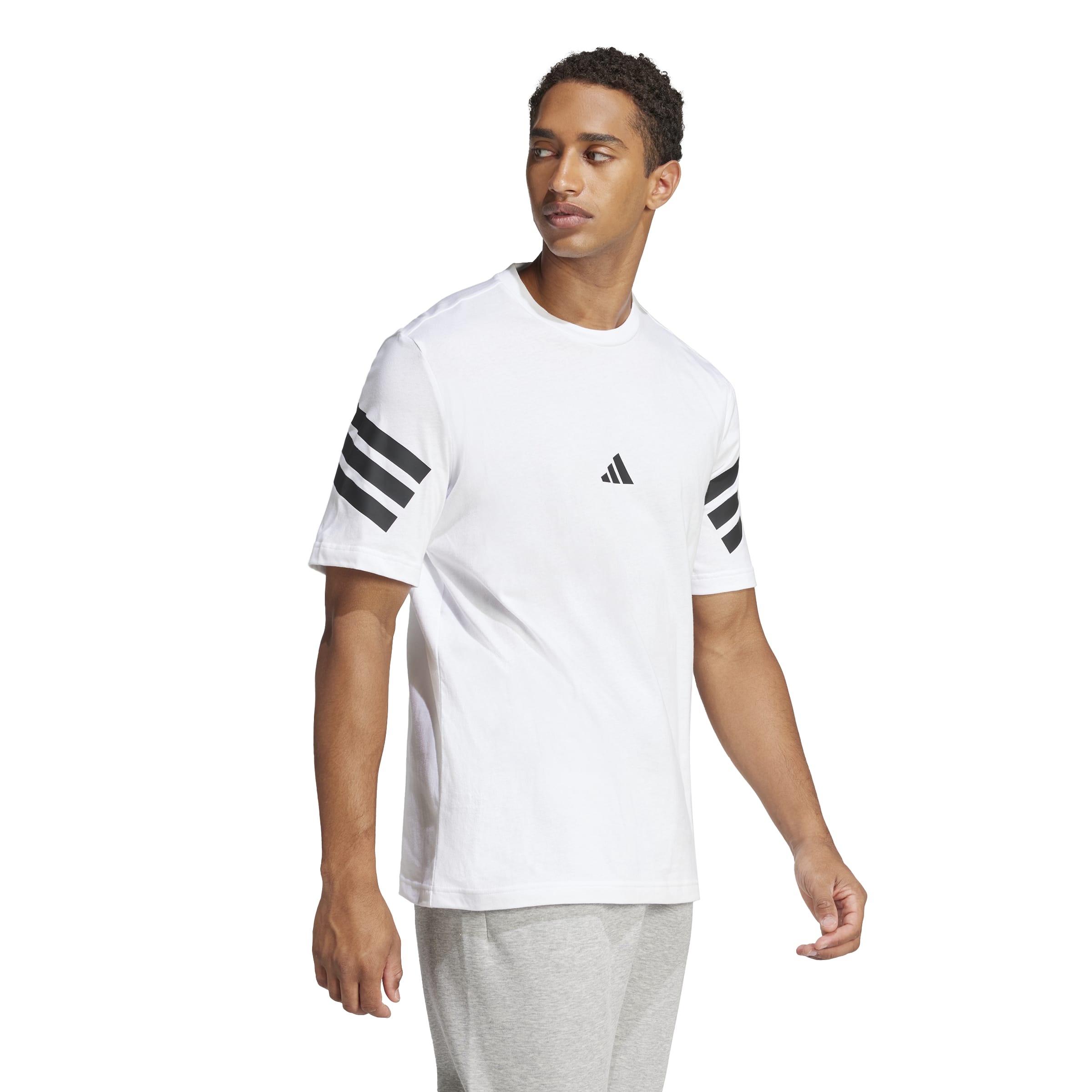 adidas Future Icon 3 Stripes Mens Tees
