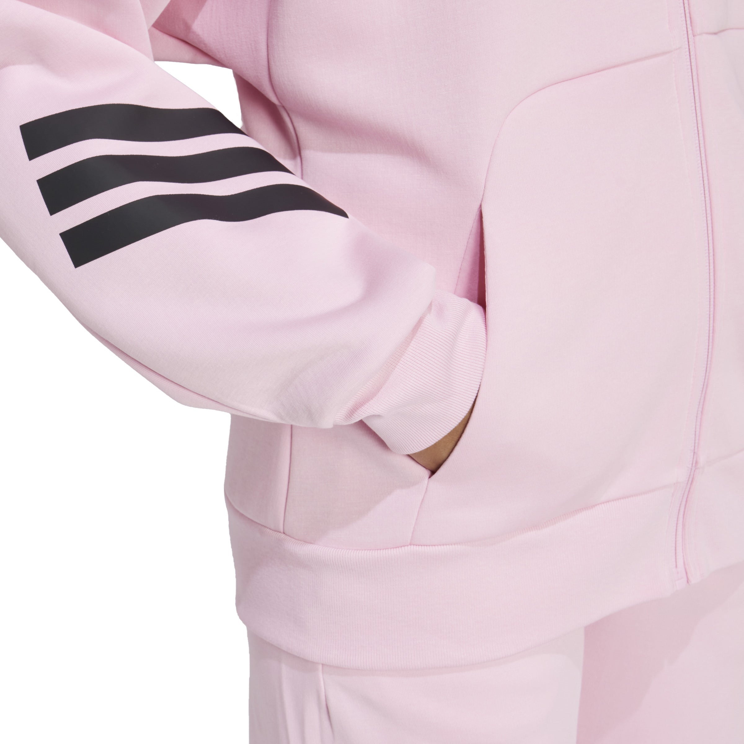 adidas Future Icons 3-Stripes Full-Zip Womens Hoodie