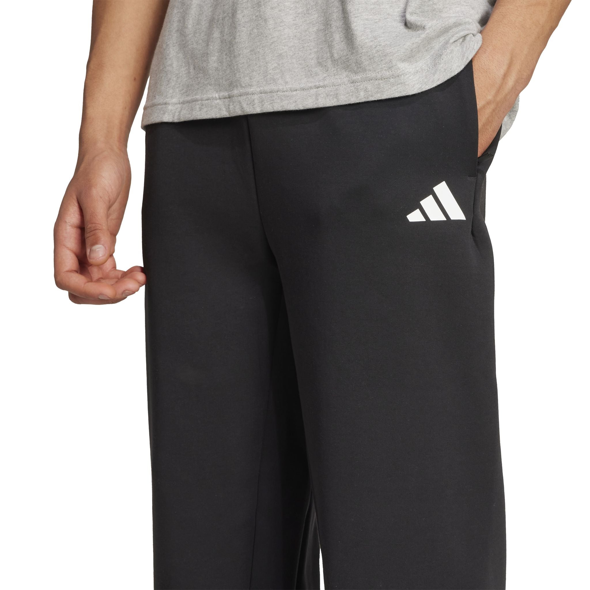 adidas Future Icons 3-Stripes Open-Hem Mens Tracksuit Pants