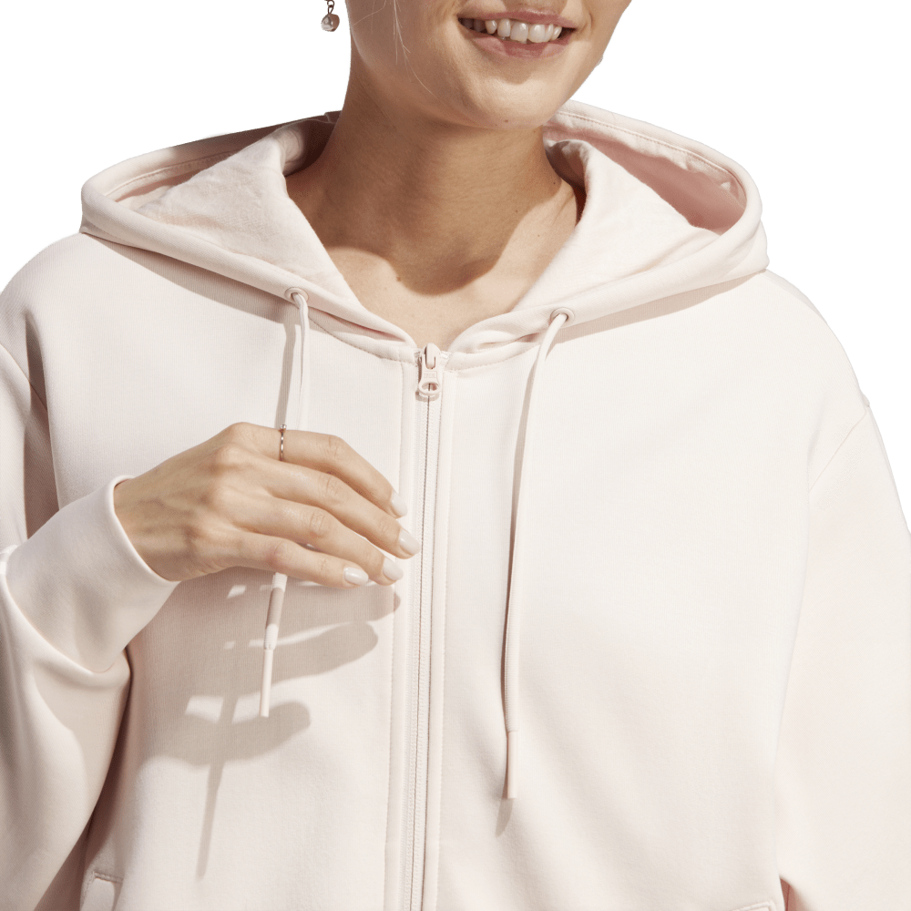 adidas Future Icons 3-Stripes Womens Full-Zip Hoodie