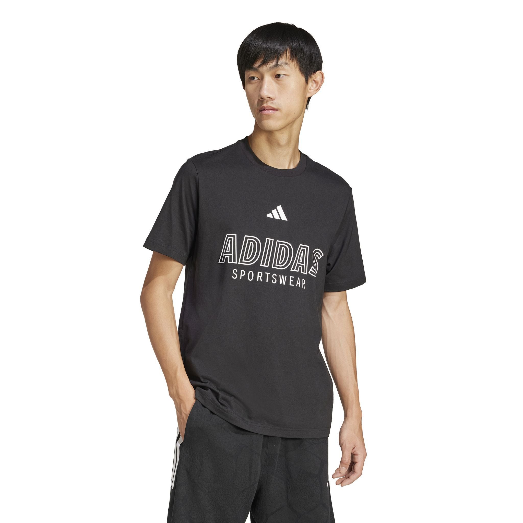 adidas House of Tiro Linear Graphic Mens Tee
