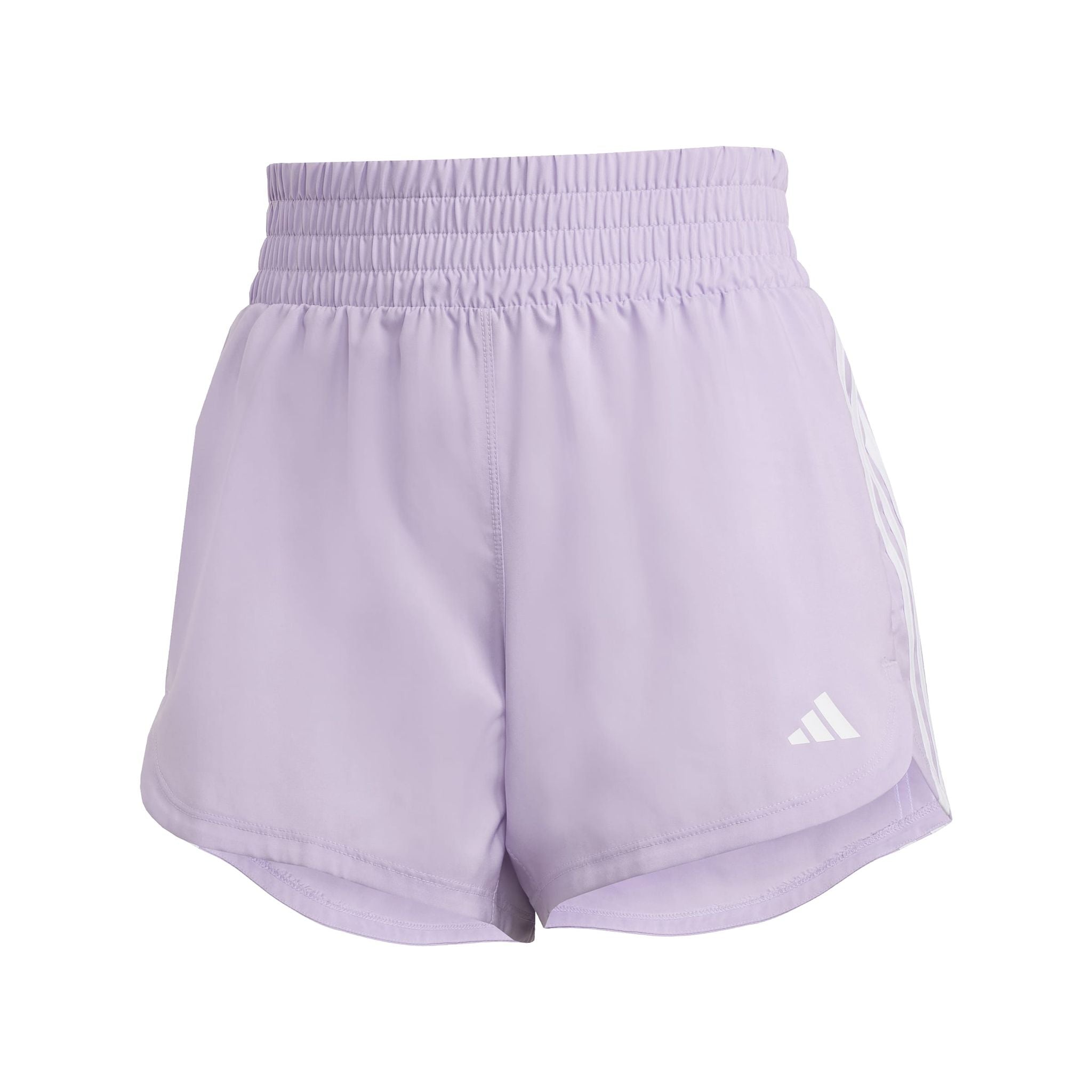adidas Pacer Training 3-Stripes Woven High-Rise Womens Shorts