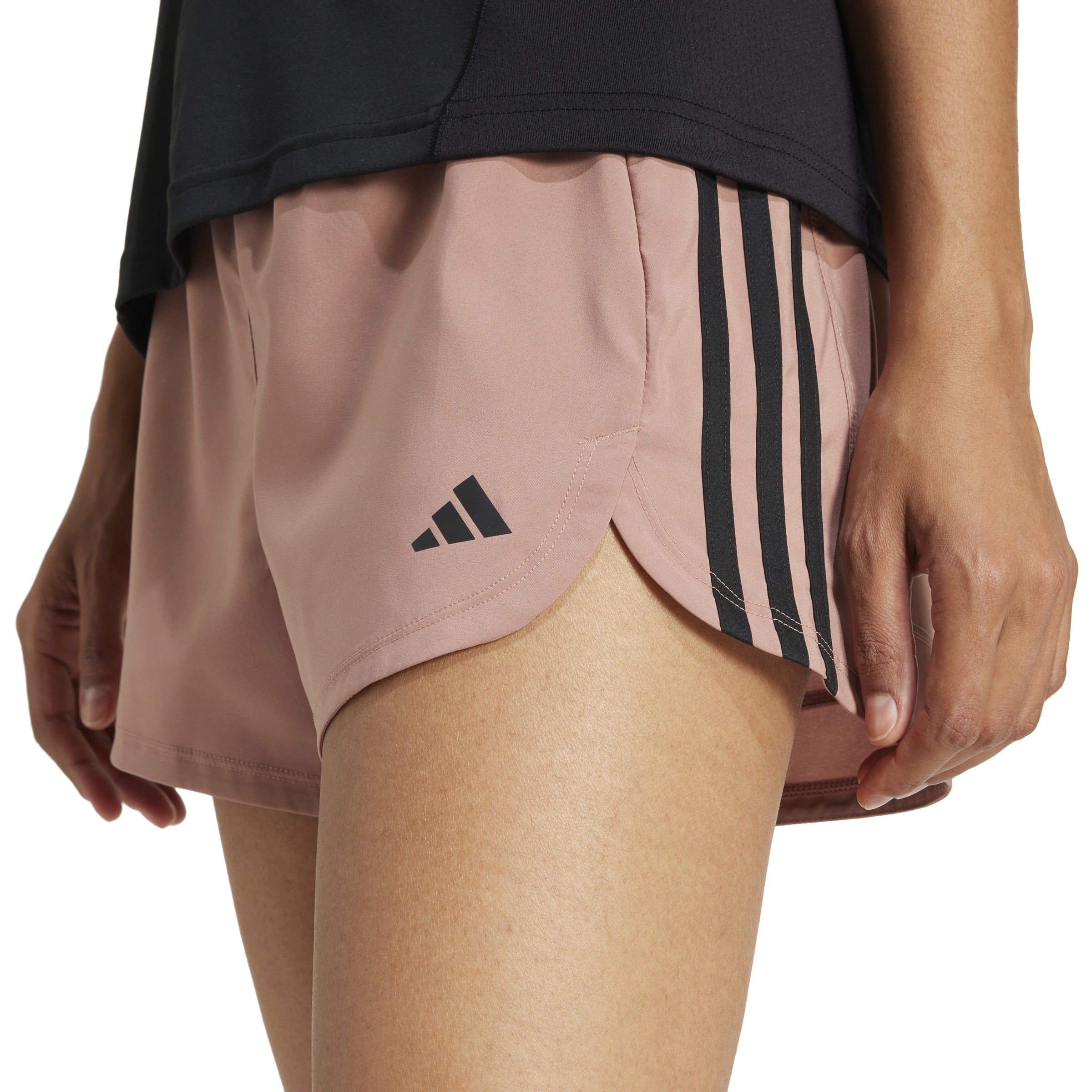 adidas Pacer Training 3 Inch Woven High-Rise Womens Shorts