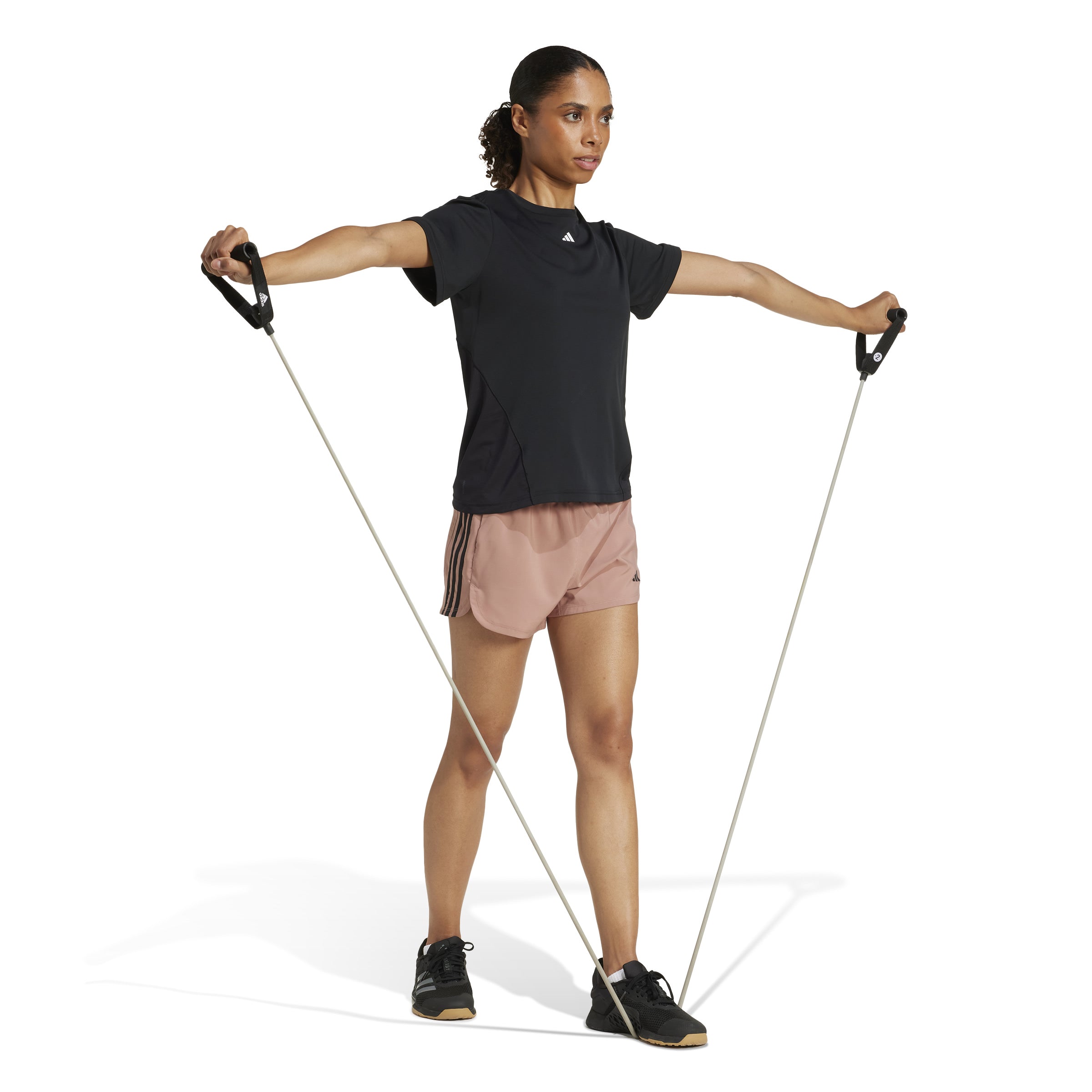 adidas Pacer Training 5 Inch Woven High-Rise Womens Shorts