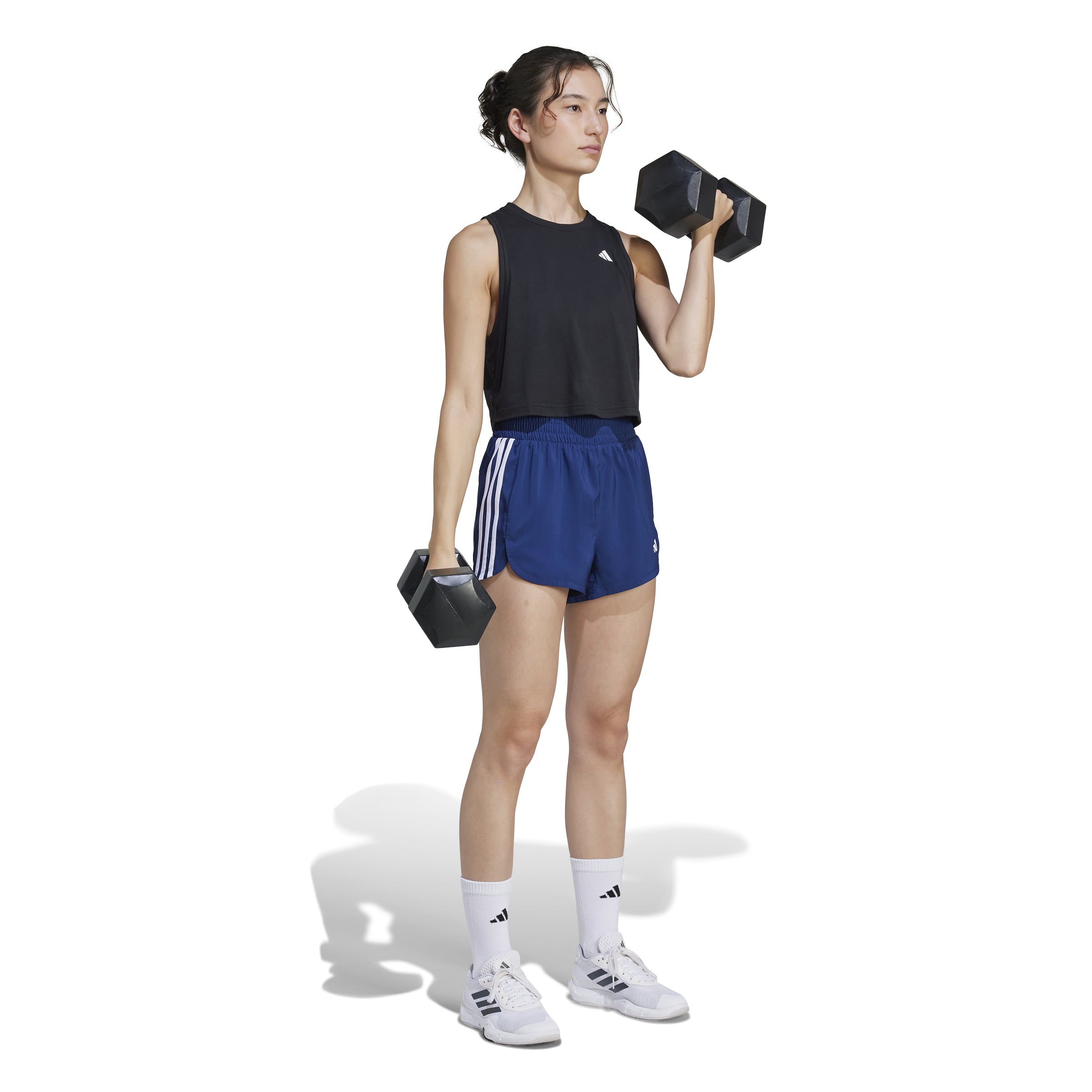 adidas Pacer Training 5 Inch Woven High-Rise Womens Shorts