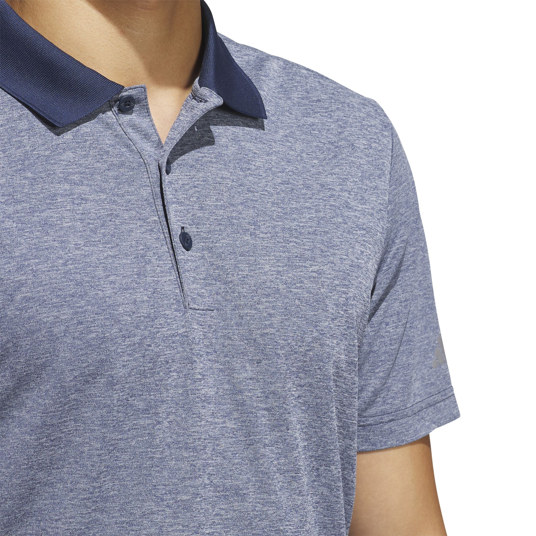 adidas Performance Heathered Mens Golf Polo