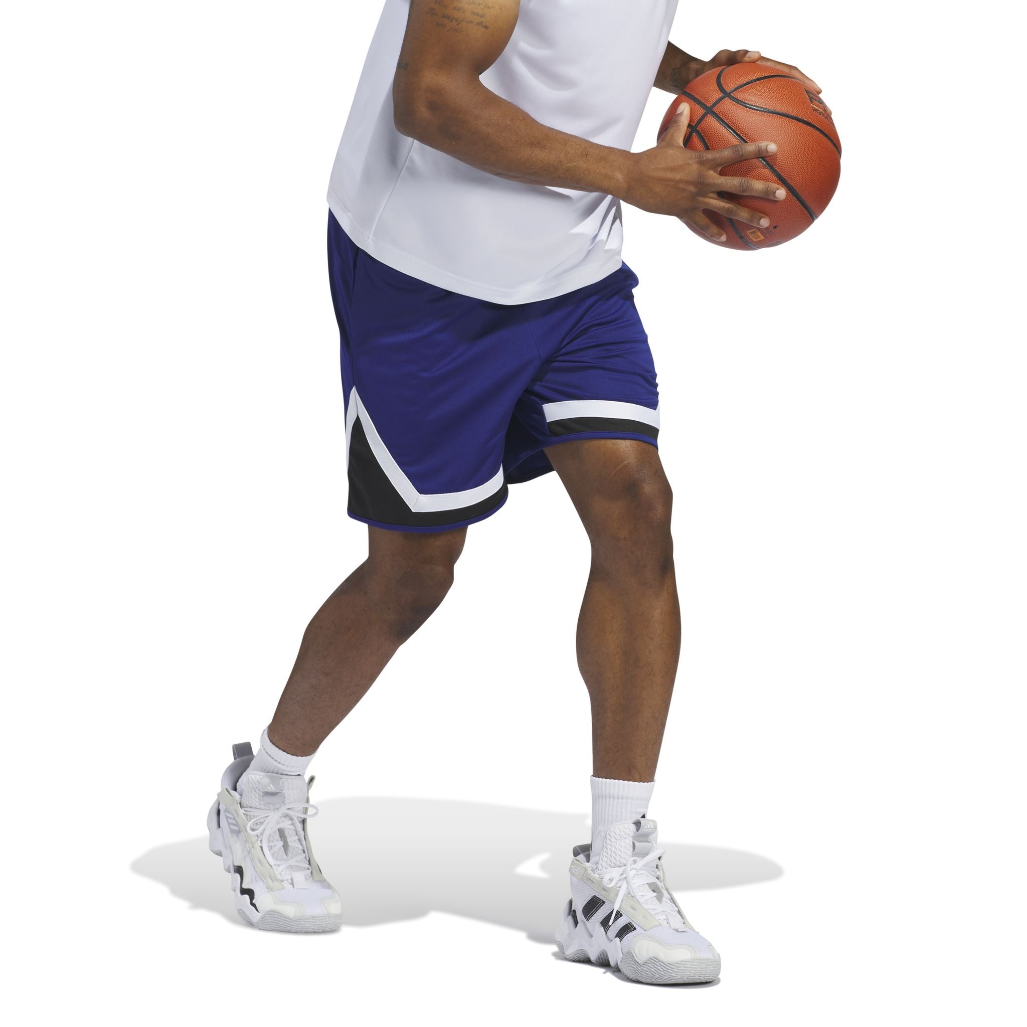adidas Pro Block 7 Inch Mens Basketball Shorts