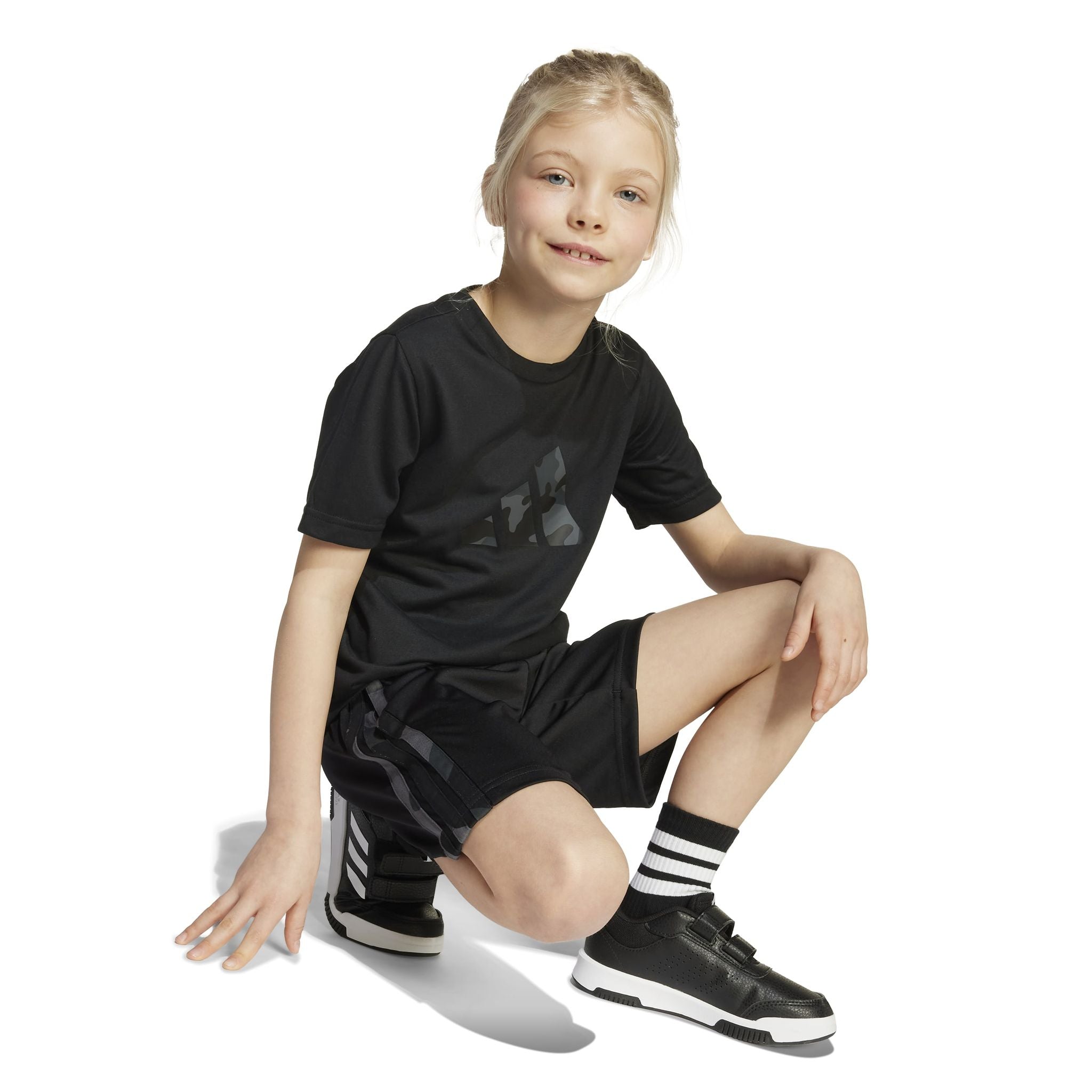 adidas Train Essentials Camo Print Kids Set