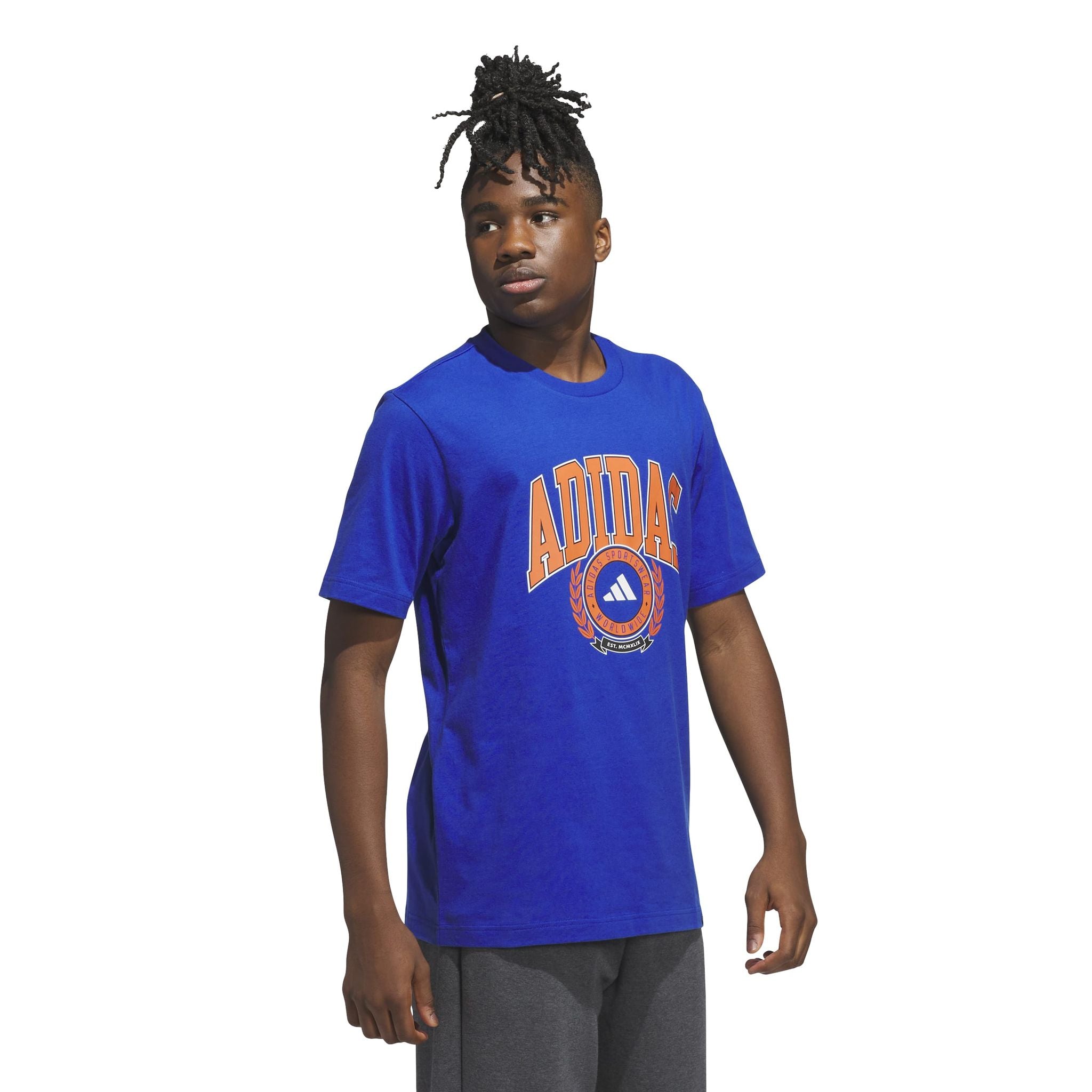 adidas Varsity Crest Mens Graphic Tee