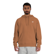 New Balance Brushed Small Logo Mens Hoodie