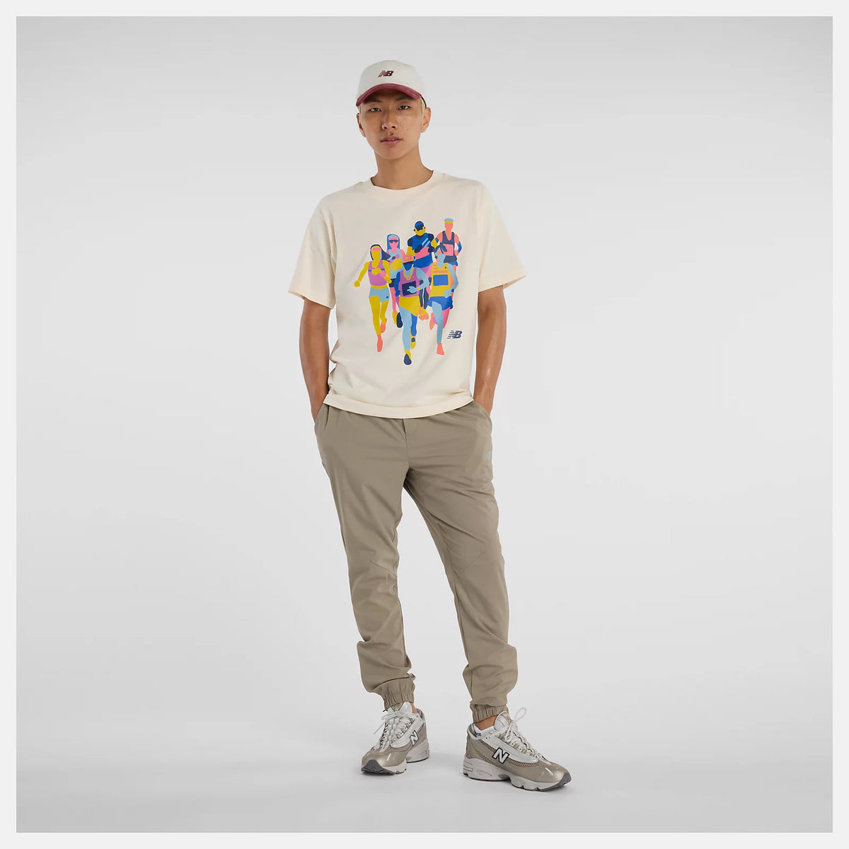 New Balance Athletics System That Runs Mens Tee