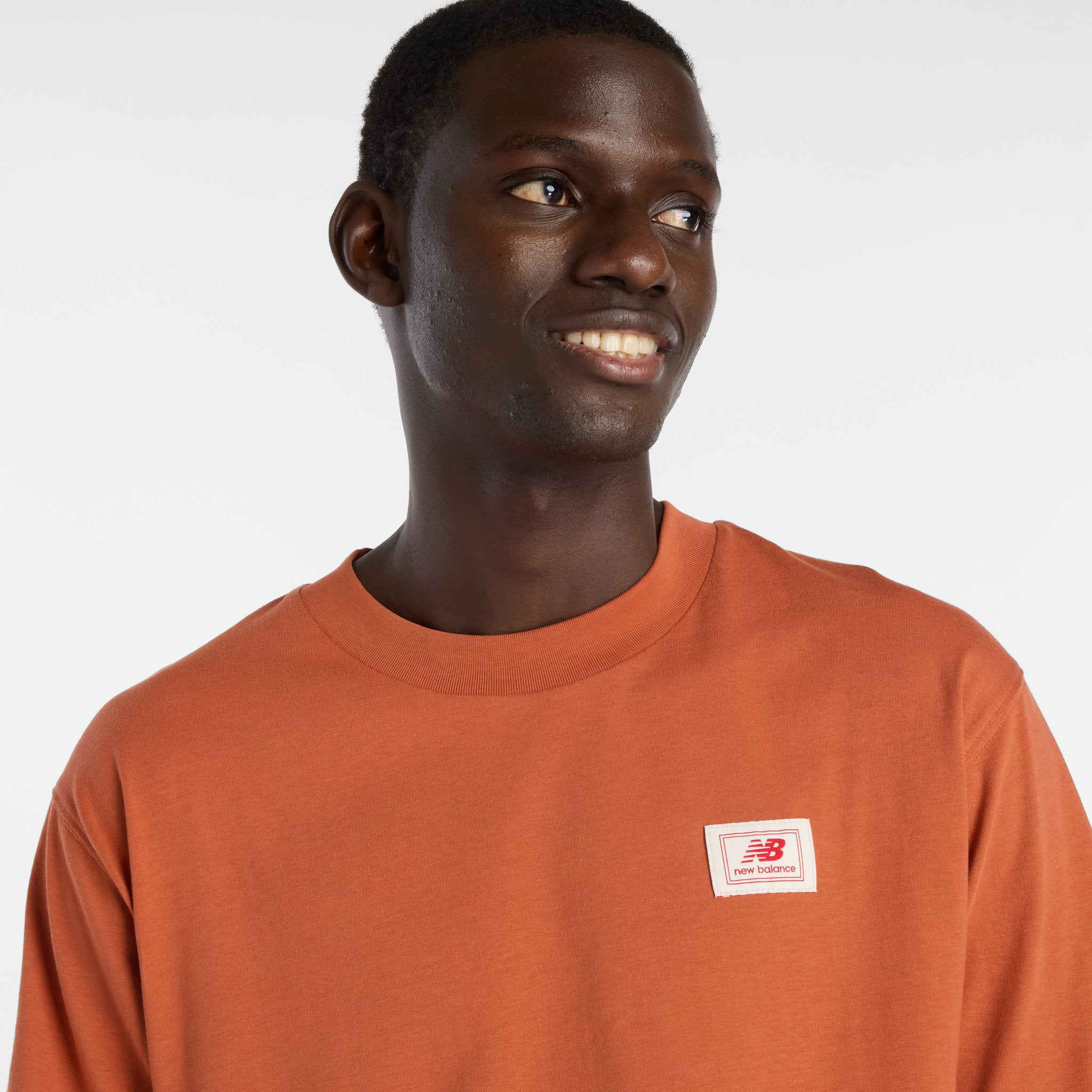 New Balance Woven Label Mens Tee