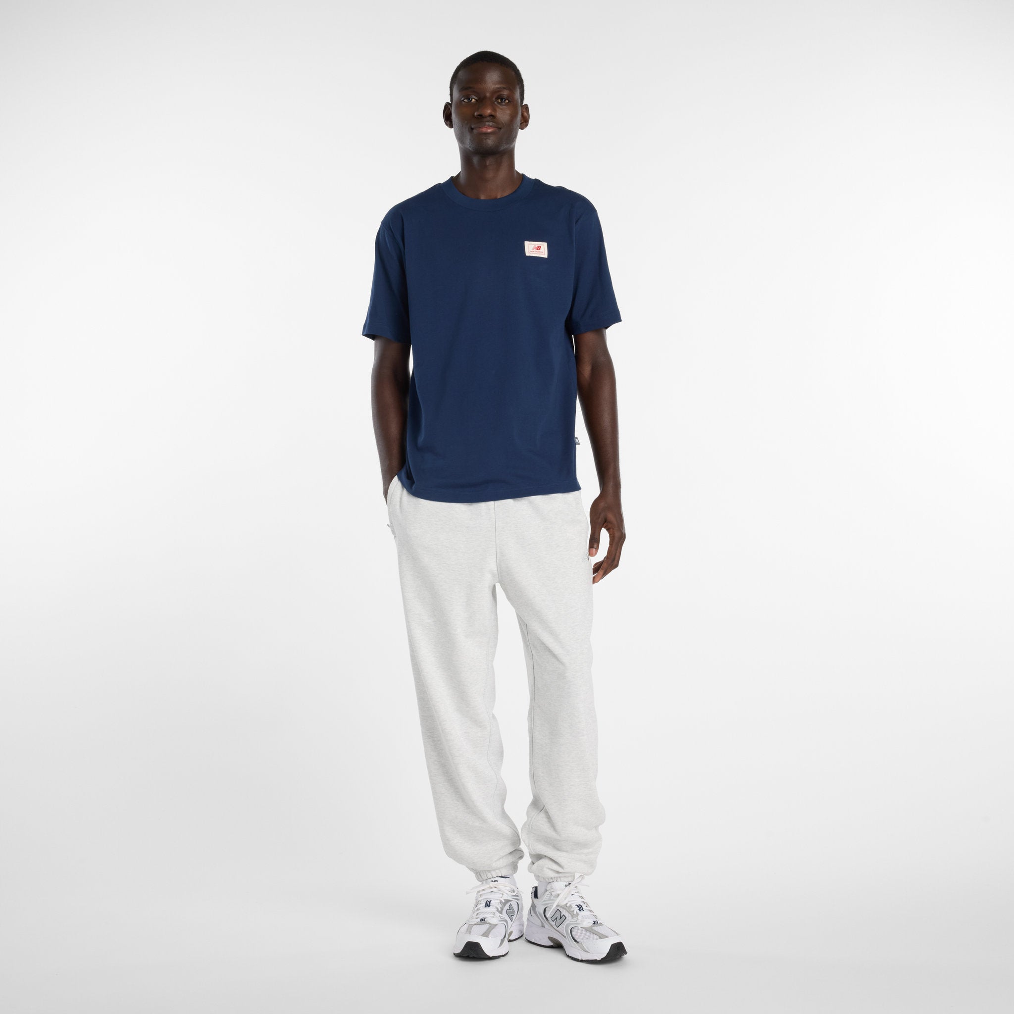 New Balance Woven Label Mens Tee
