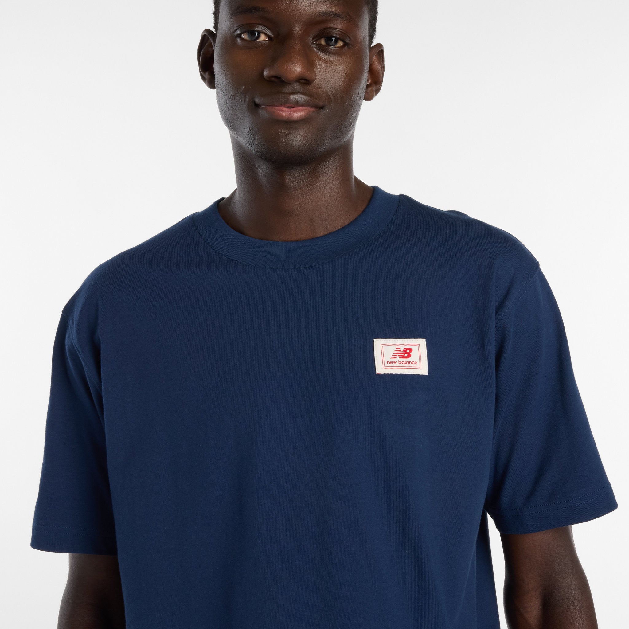 New Balance Woven Label Mens Tee