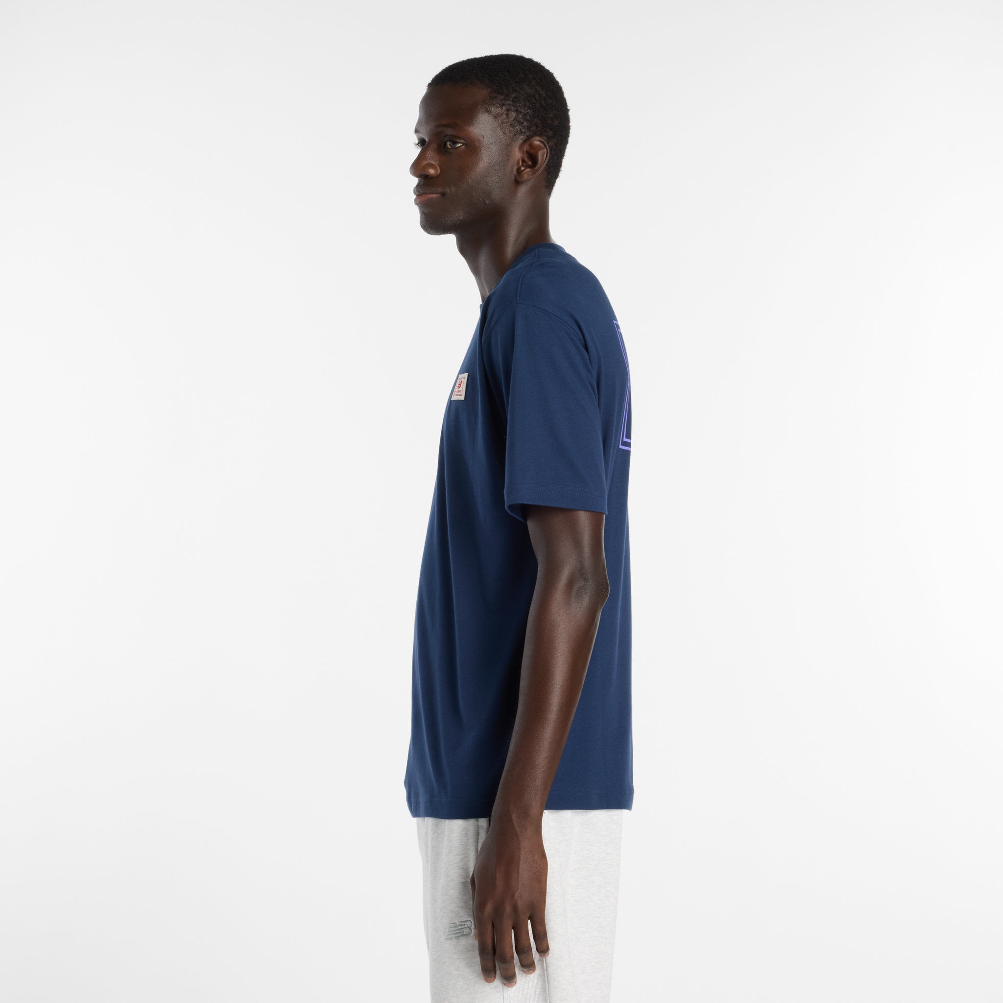 New Balance Woven Label Mens Tee