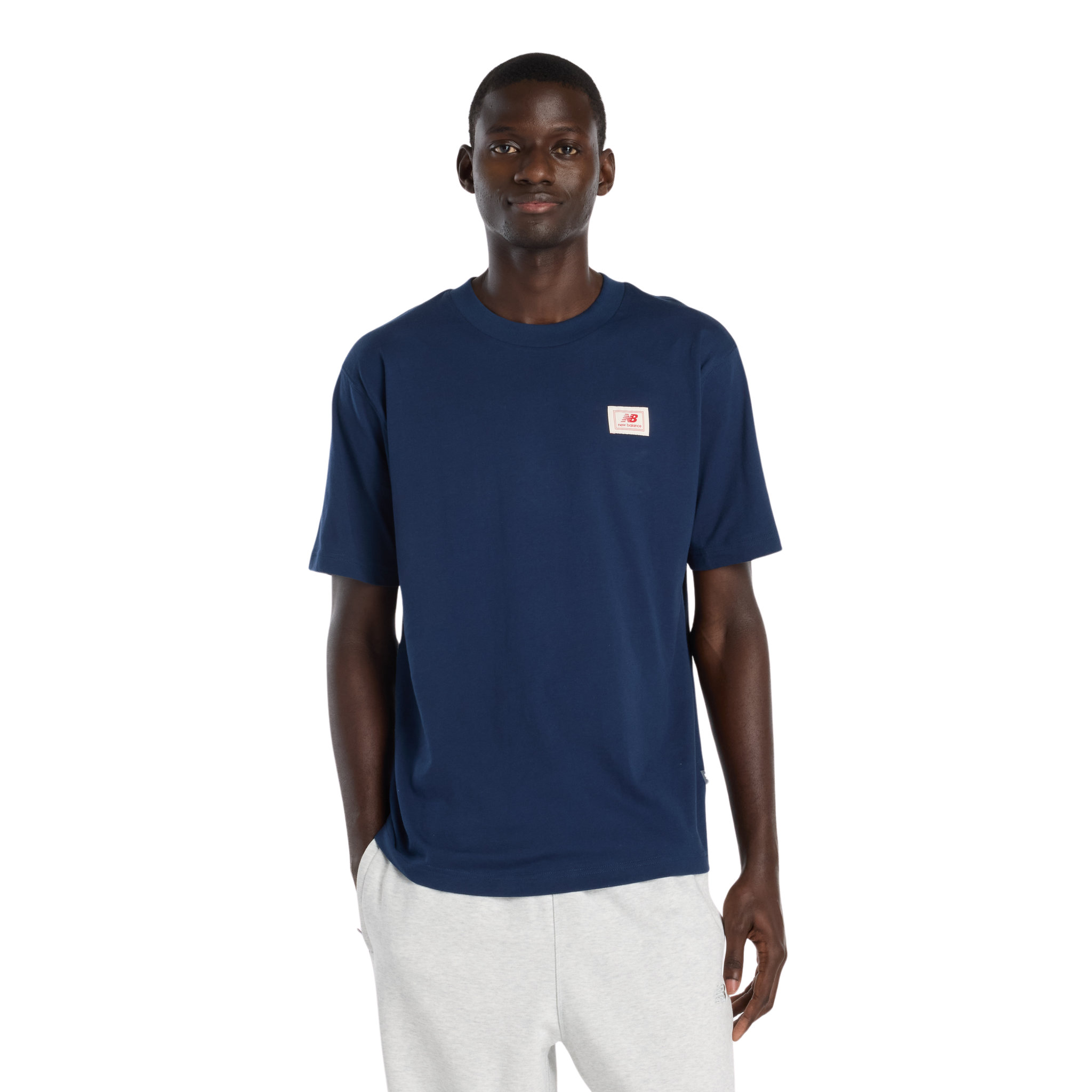 New Balance Woven Label Mens Tee