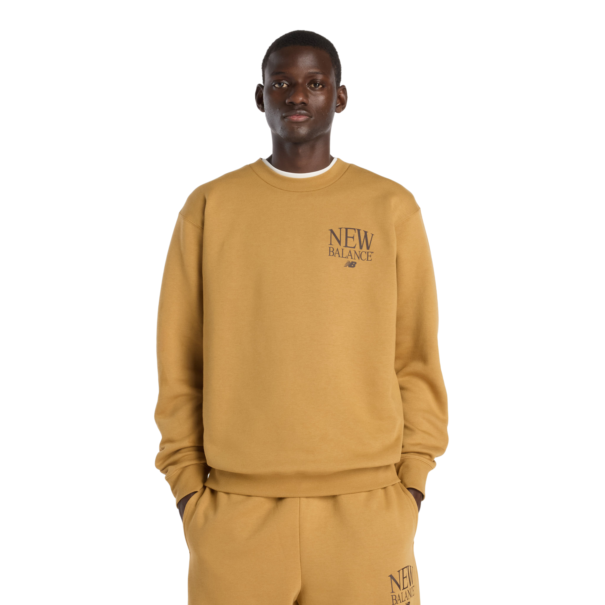New Balance Reimagined Mens Fleece Crew