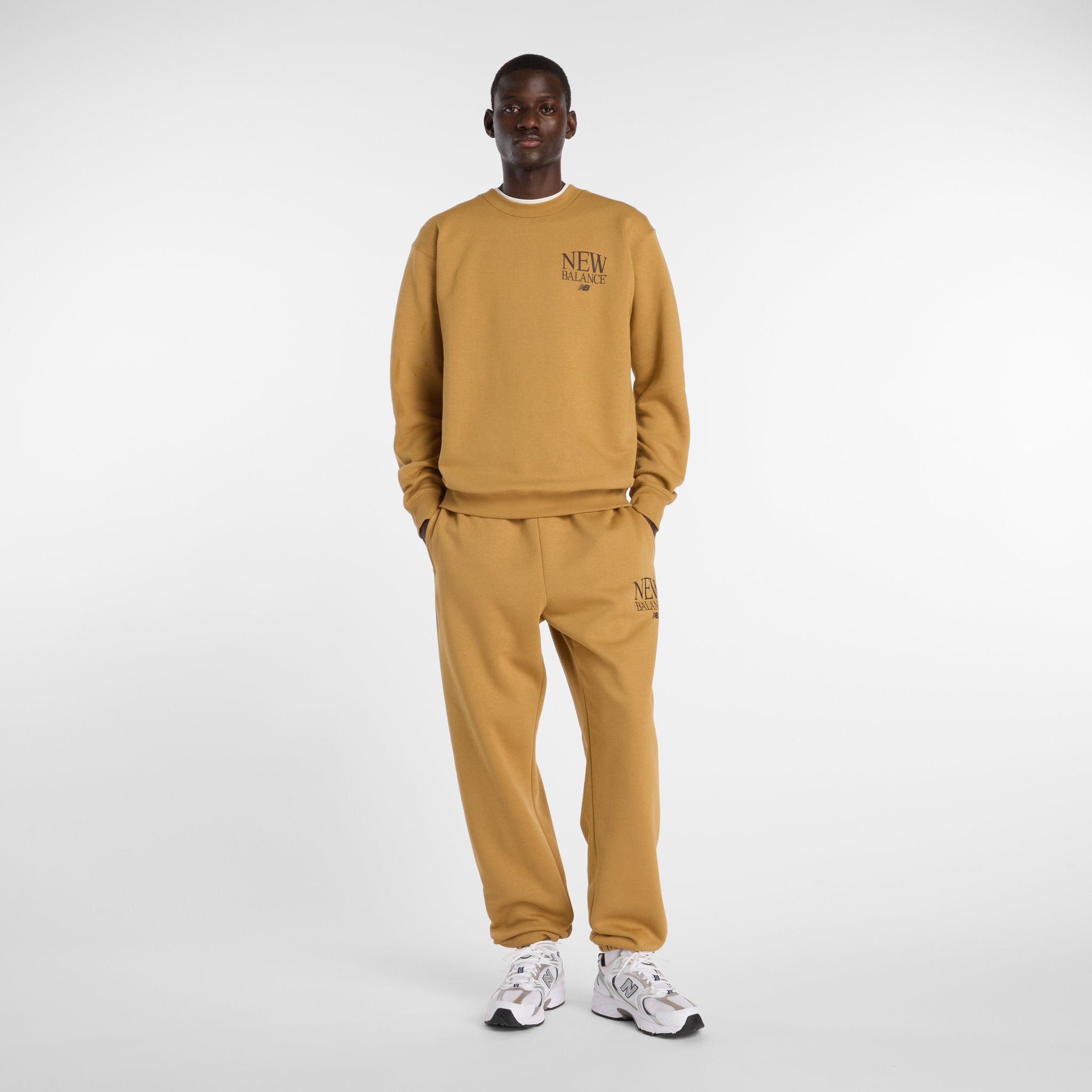 New Balance Reimagined Mens Fleece Crew