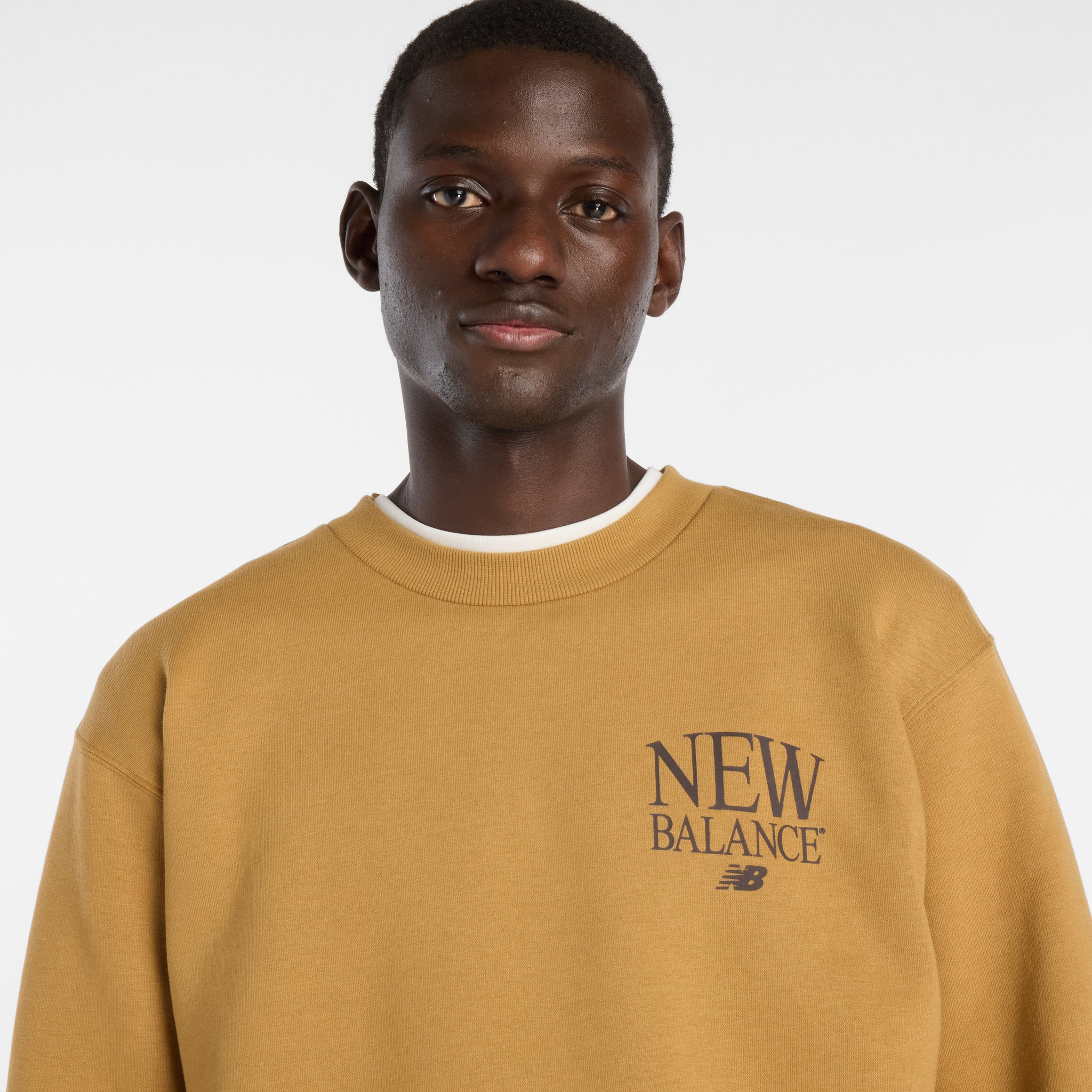 New Balance Reimagined Mens Fleece Crew