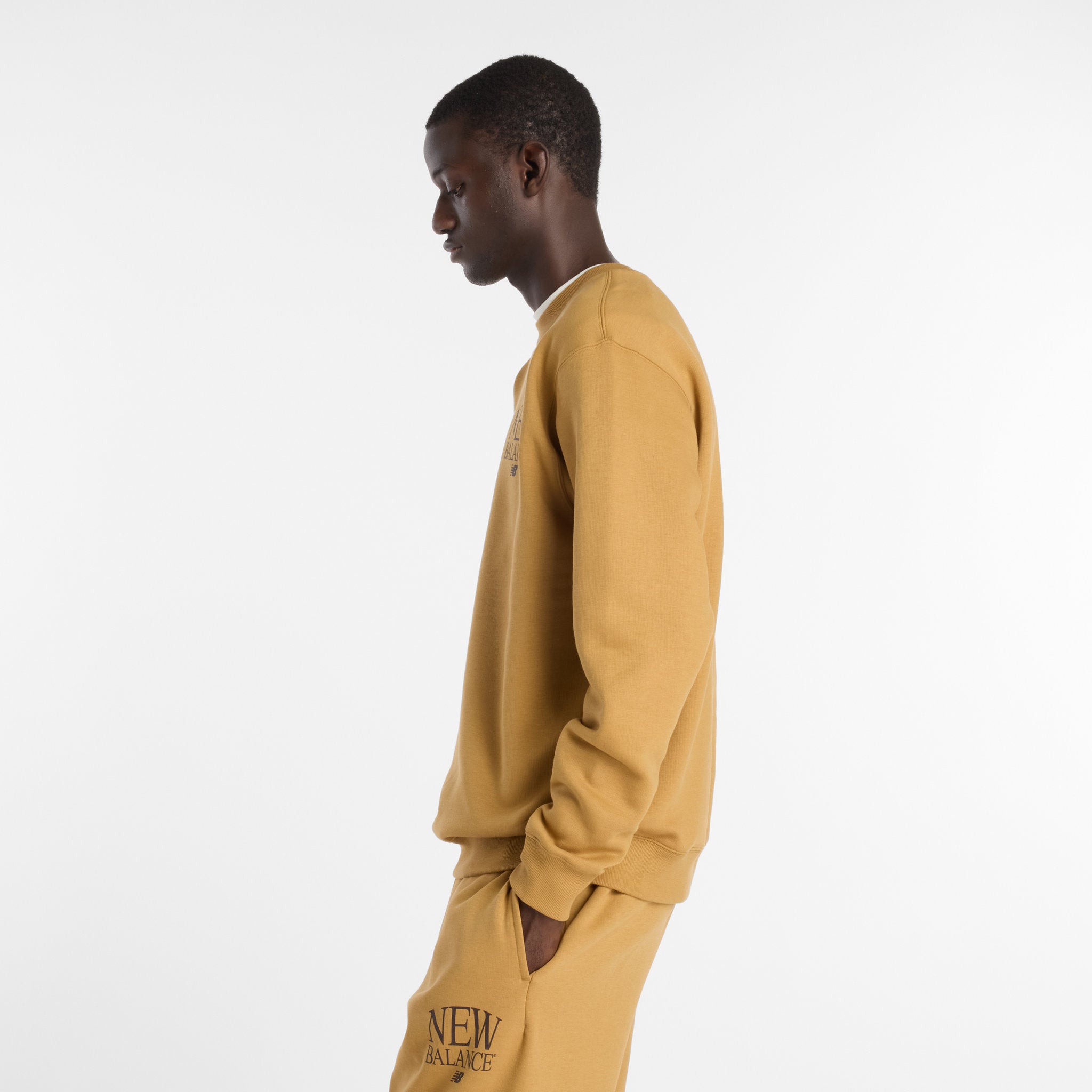New Balance Reimagined Mens Fleece Crew