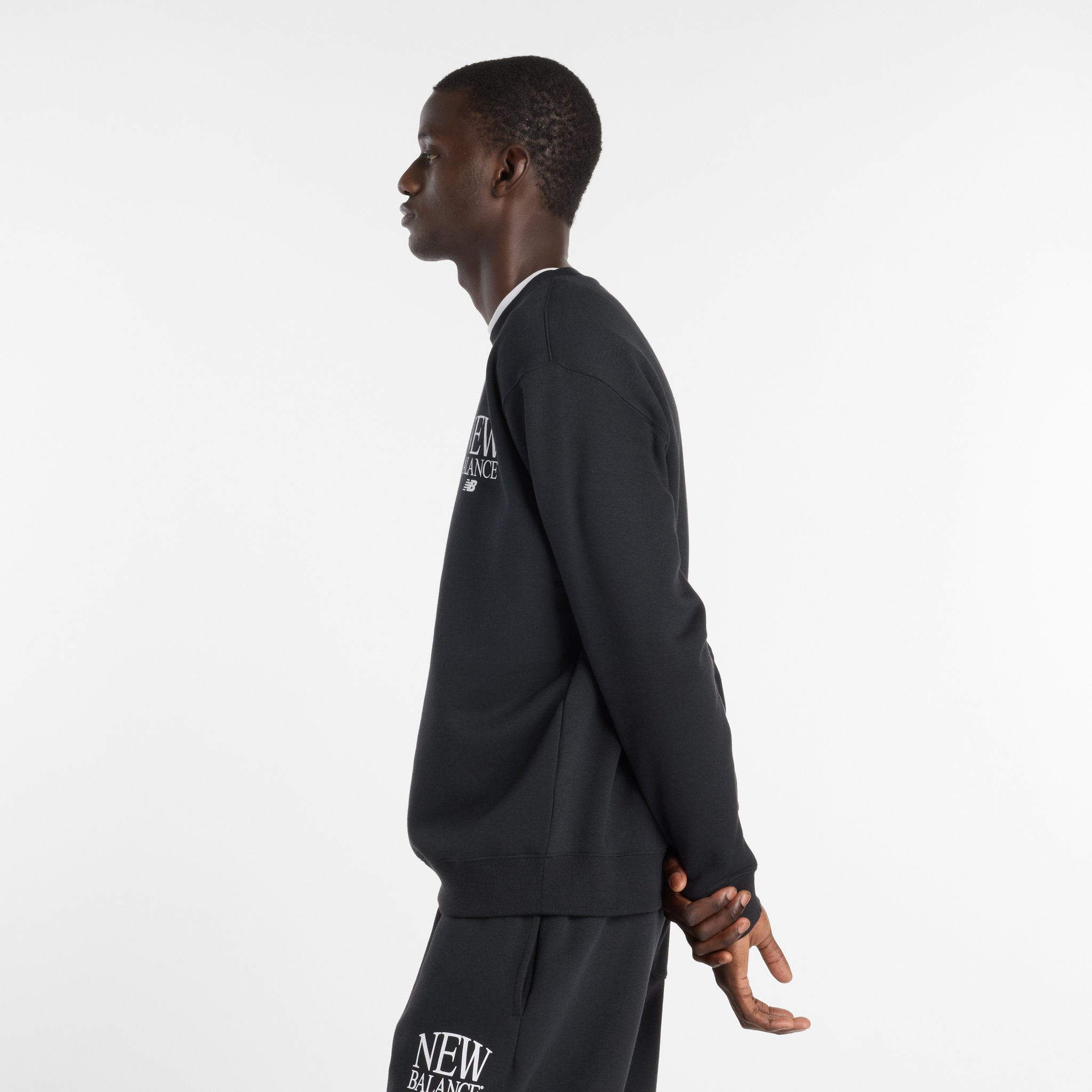 New Balance Reimagined Mens Fleece Crew