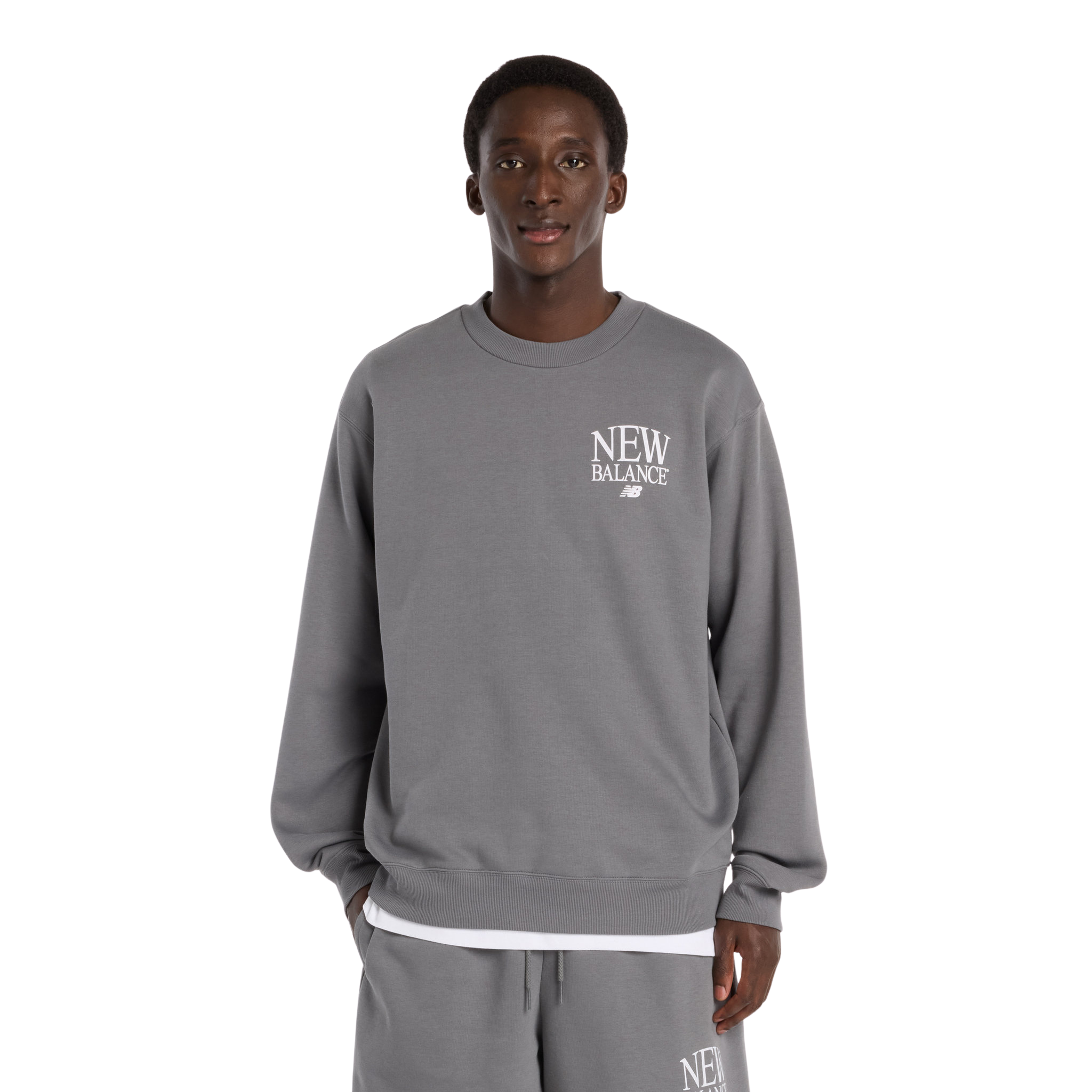 New Balance Reimagined Mens Fleece Crew