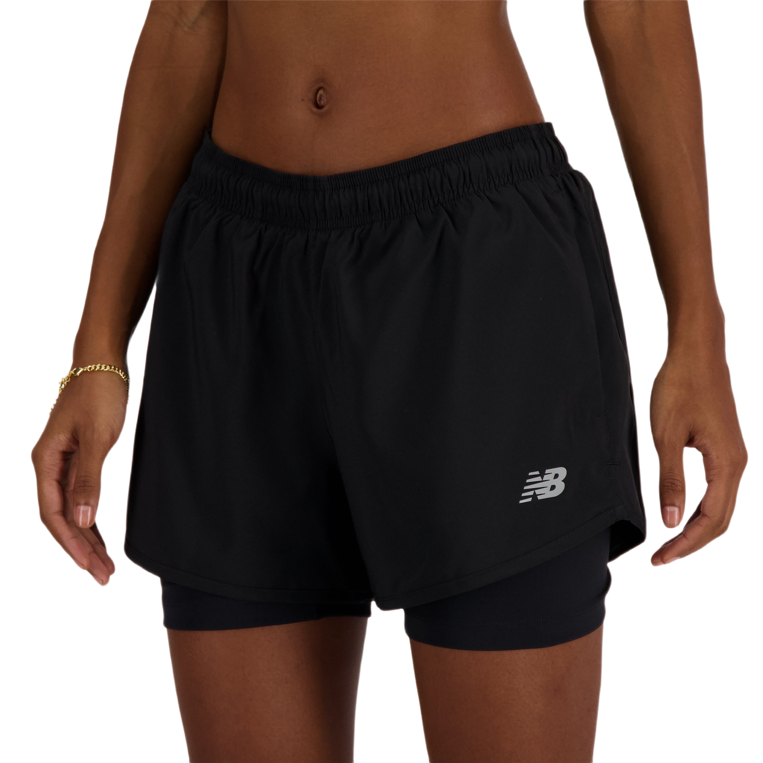 New Balance Sport Essentials 2-In-1 3 Inch Womens Shorts