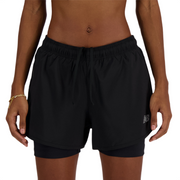 New Balance Sport Essentials 2-In-1 3 Inch Womens Shorts