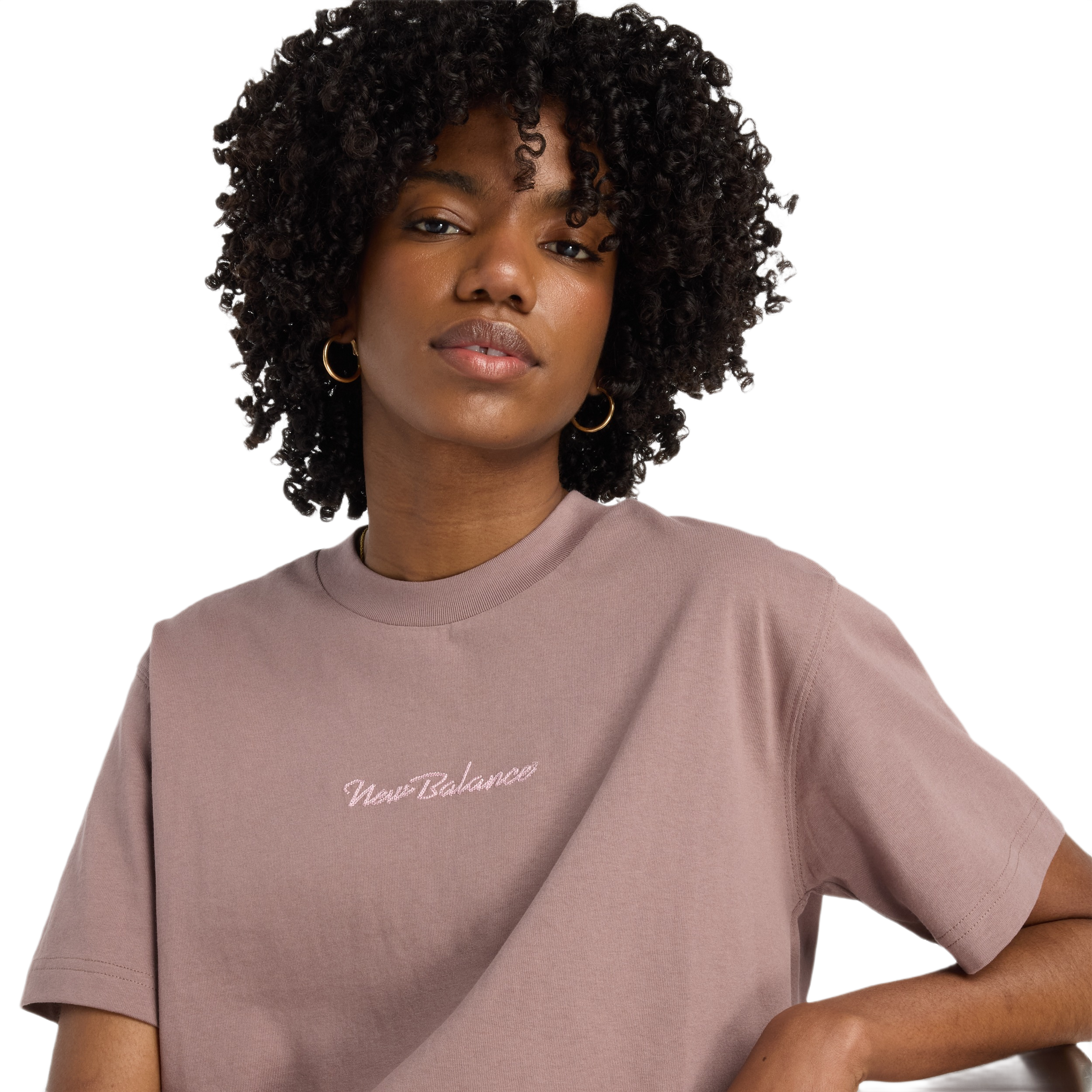 New Balance Athletics Script Womens Tee