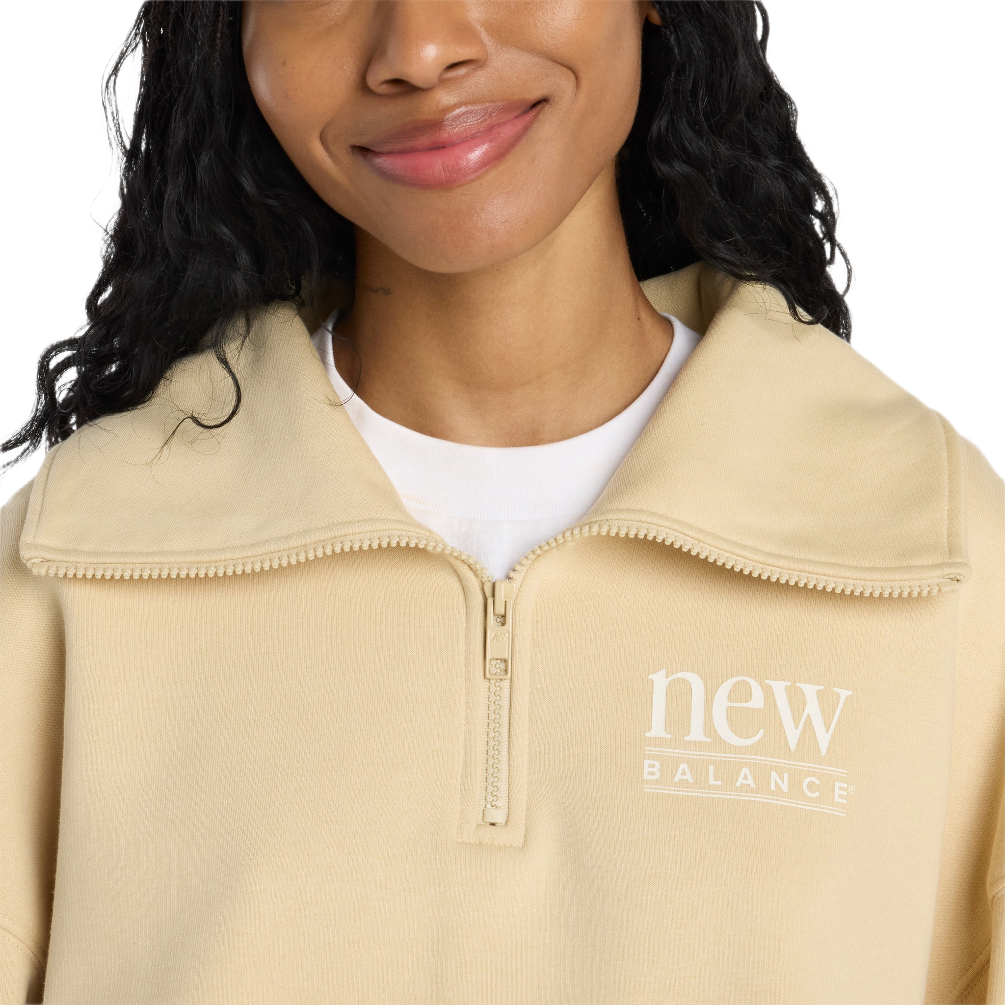 New Balanced Reimagined Fleece Womens Half Zip