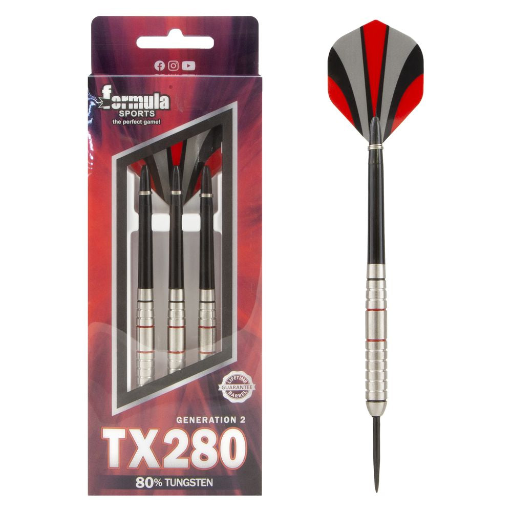 Formula TX280 Gen II 80% Tungsten Darts | Sportspower