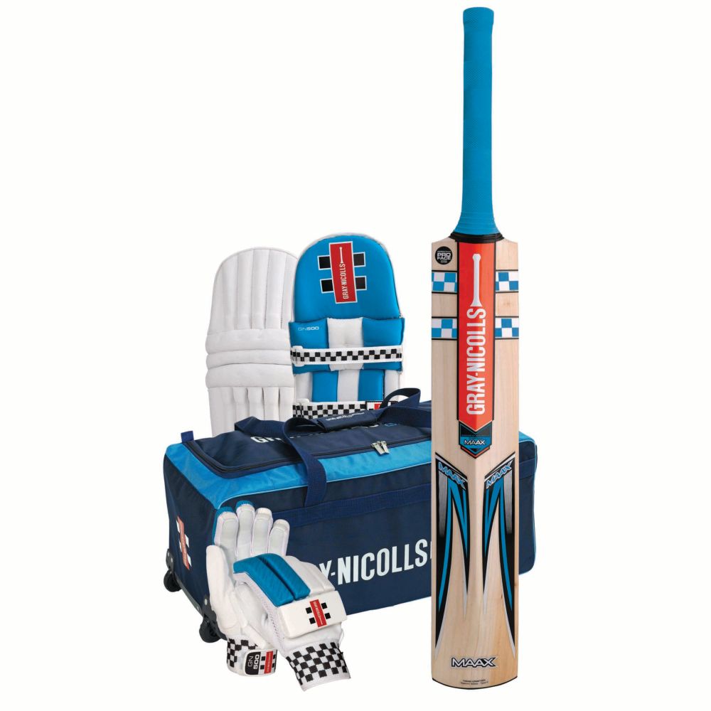 Gray-Nicolls Maax Jnr Set with Wheelie Bag | SportsPower
