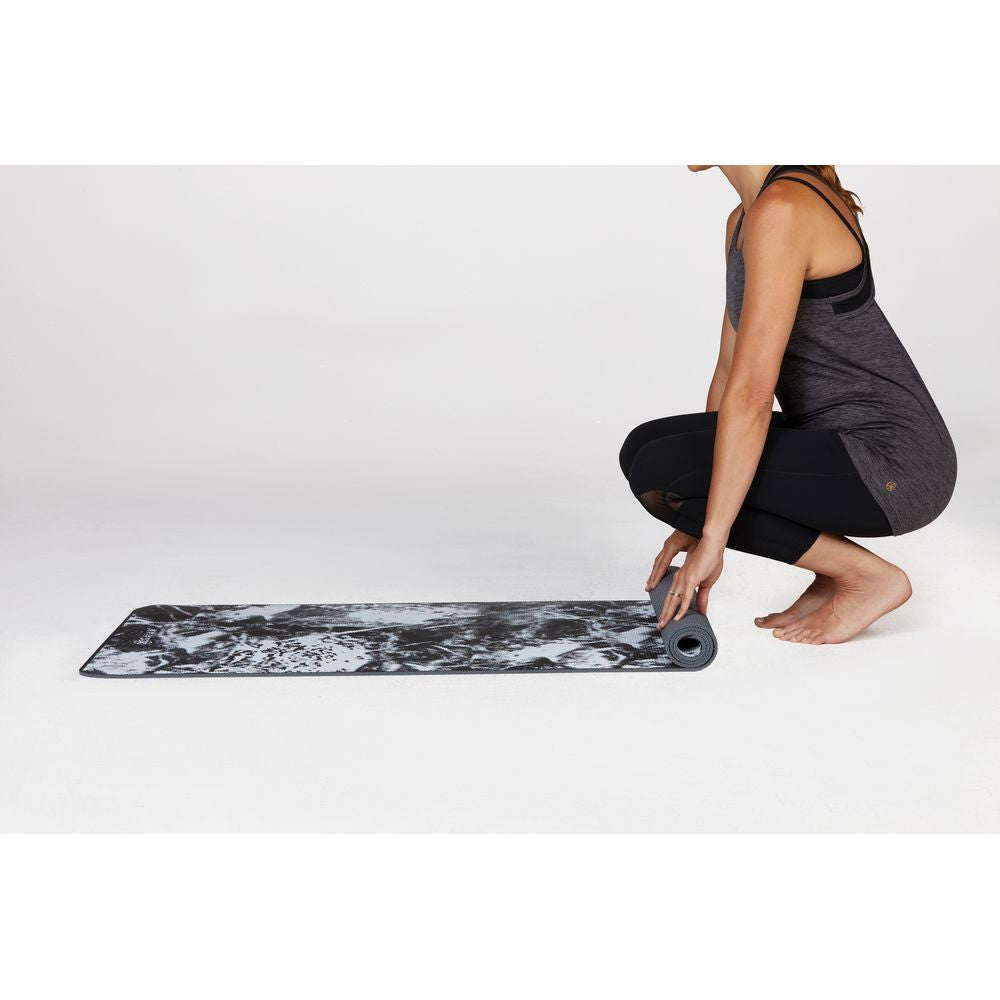Gaiam Performance Premium Support 6mm Yoga Mat Dark Marble