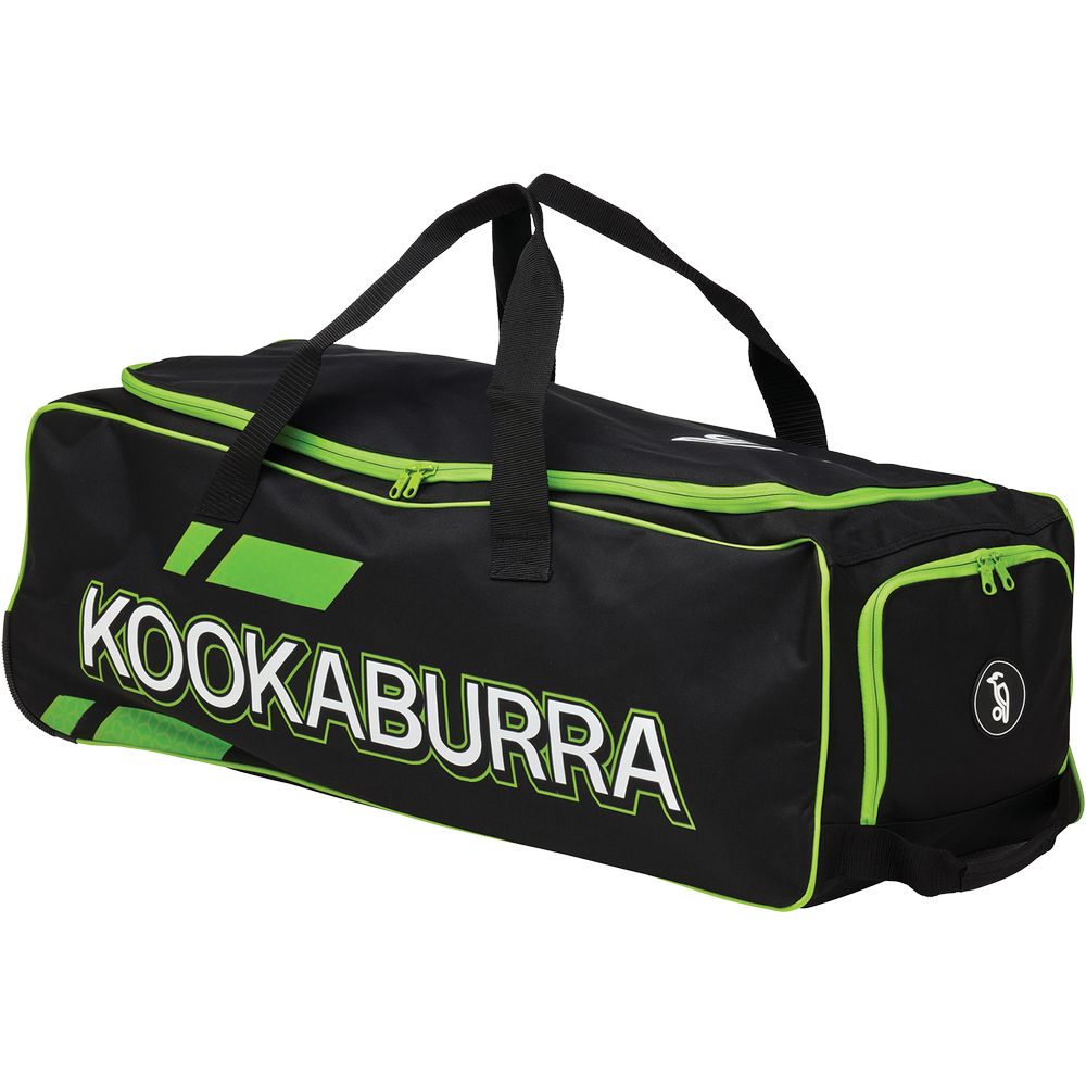 Black Lime, Kookaburra Pro 4.0 Wheelie Bag Img 3 | SportsPower