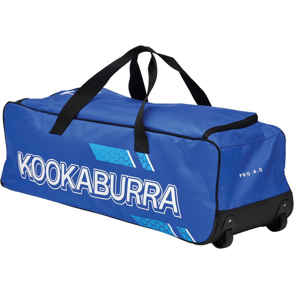 Blue White, Kookaburra Pro 4.0 Wheelie Bag Img 1 | SportsPower