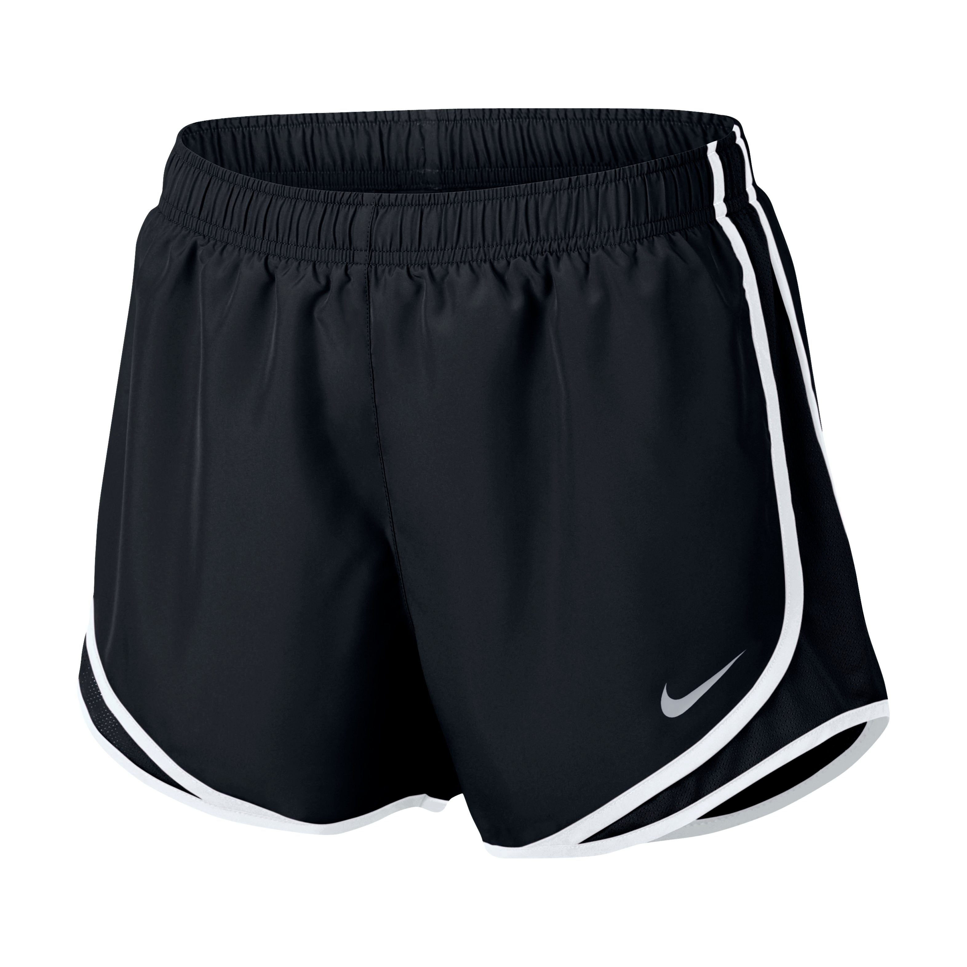 Nike womens running shorts in black
