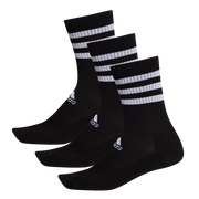 adidas 3 Stripe Cushioned Crew Socks 3 Pack