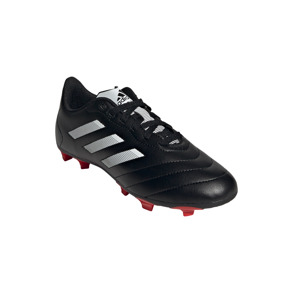 adidas Goletto Junior Football Boots, Black-White, Image 5 - SportsPower
