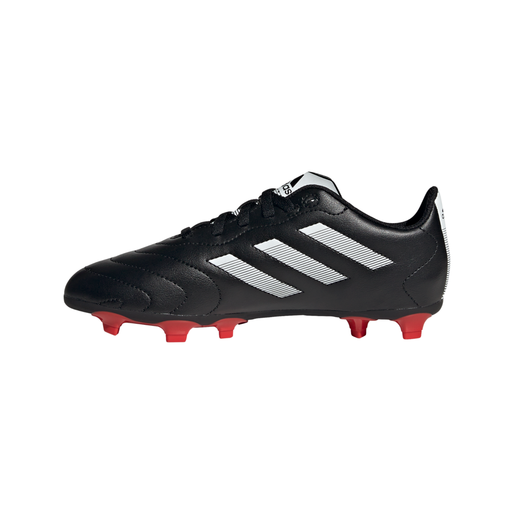 adidas Goletto Junior Football Boots, Black-White, Image 3 - SportsPower